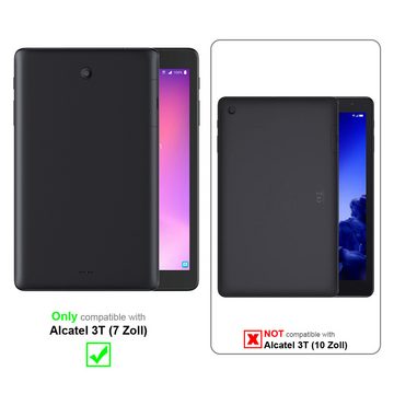 Cadorabo Tablet-Hülle Alcatel 3T (7 Zoll) Alcatel 3T (7 Zoll), Klappbare Tablet Schutzhülle - Hülle - Standfunktion - 360 Grad Case