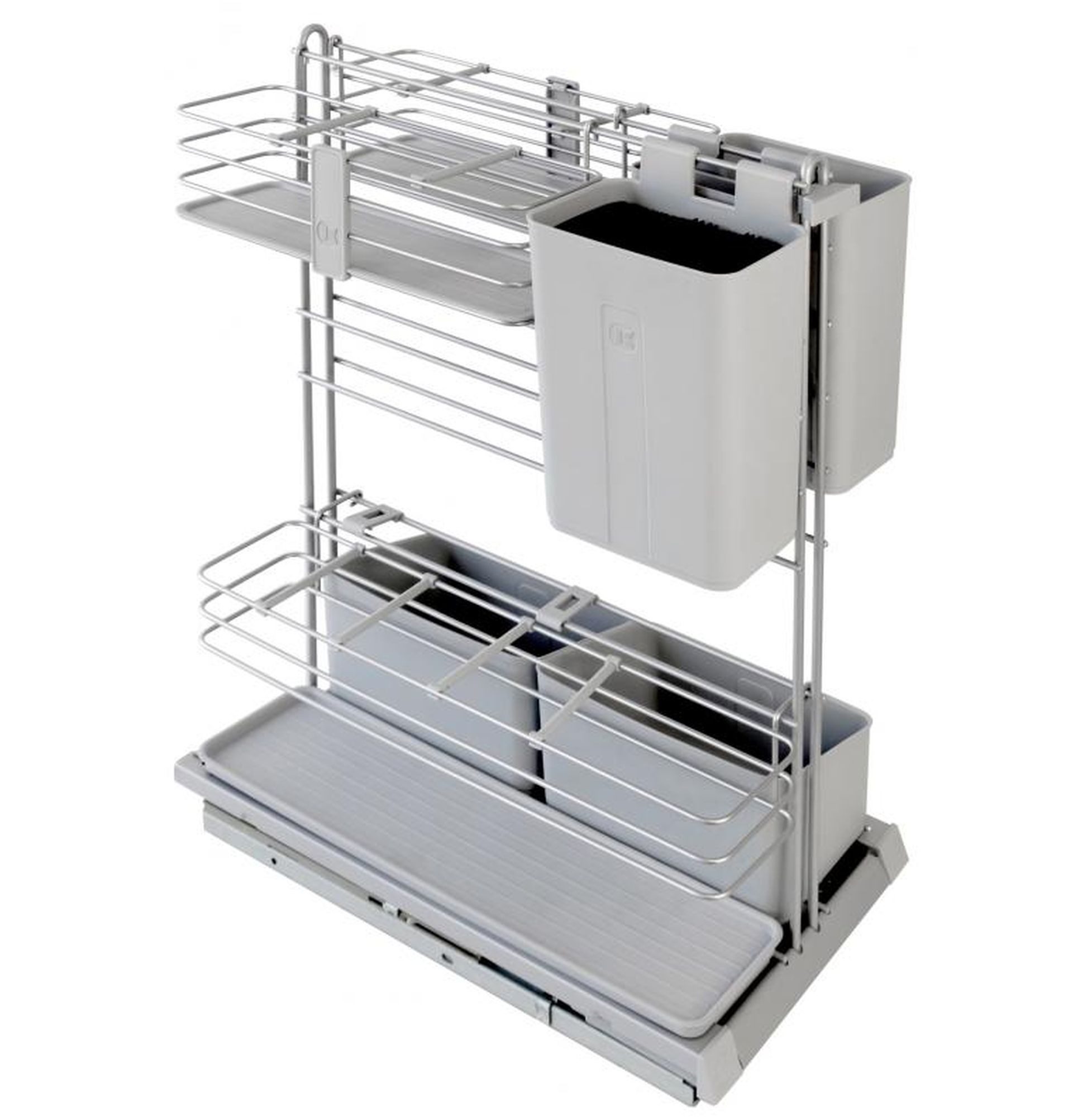 livingpoint24 Schubladeneinsatz Kesseböhmer Küchenauszug, Schrankauszug Küche, ab 40 cm Schrank