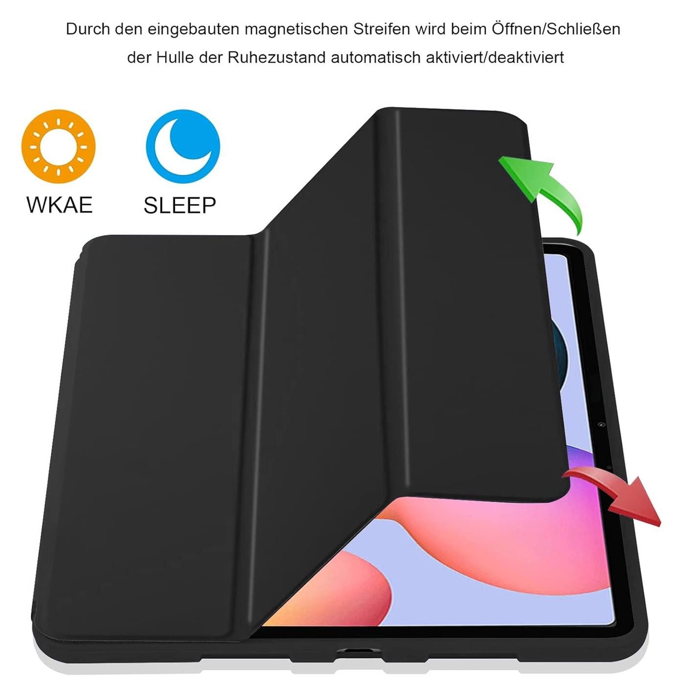 CoolGadget Tablet-Hülle Smart Cover für Samsung Galaxy Tab A8 10.5 2021 25,9 cm(10,2 Zoll), Schutz Tasche aufstellbar mit Stift Halter für Galaxy Tab A8 10.5 20 – Bild 3 von 5