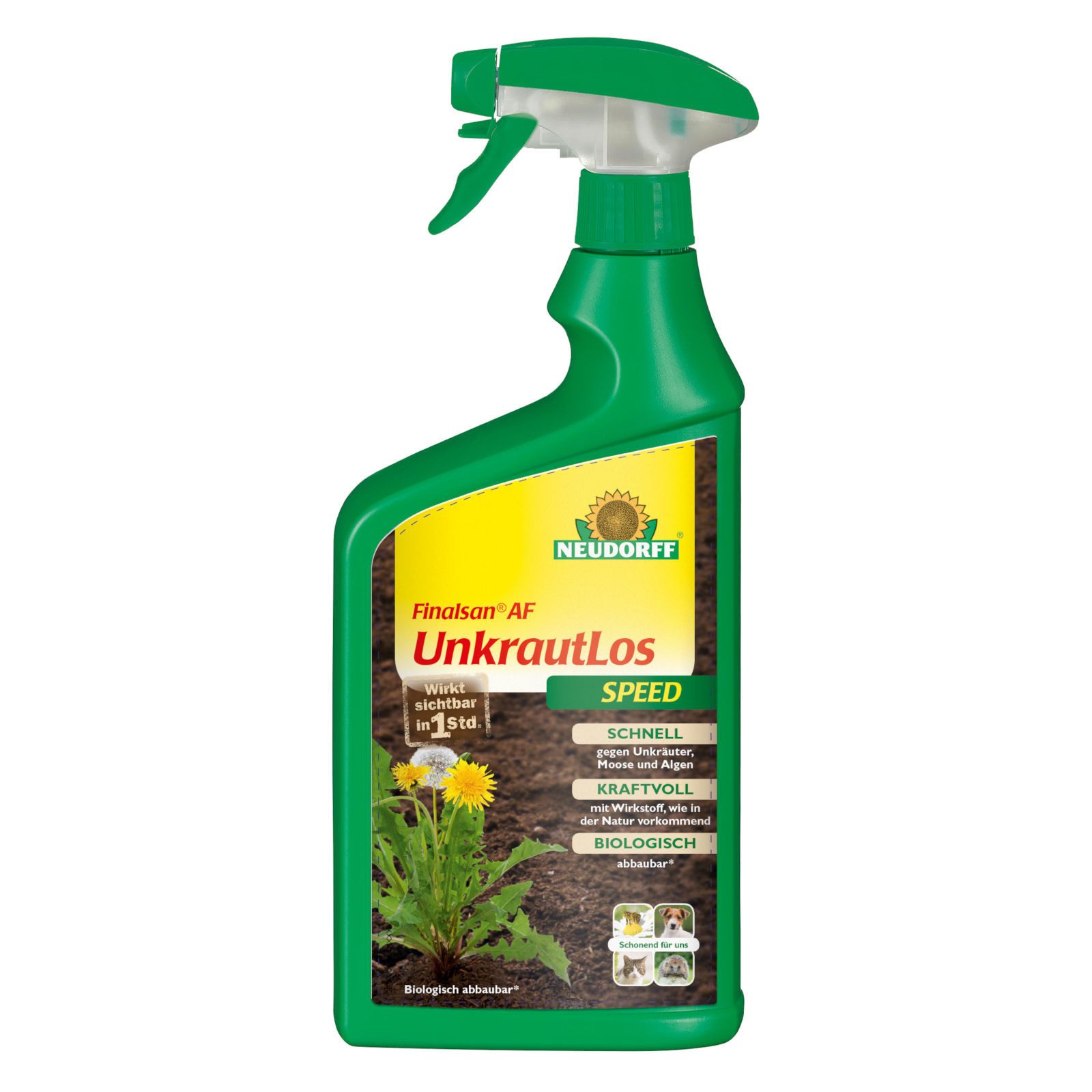 Neudorff Unkrautbekämpfungsmittel Finalsan AF UnkrautLos Speed 1 Liter, 1000 ml