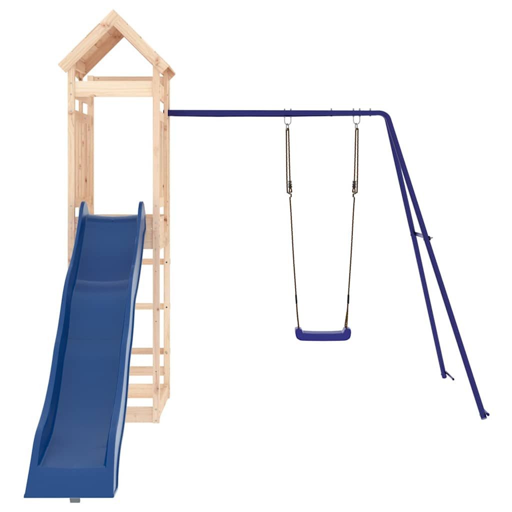 vidaXL Spielturm Spielturm Massivholz Kiefer
