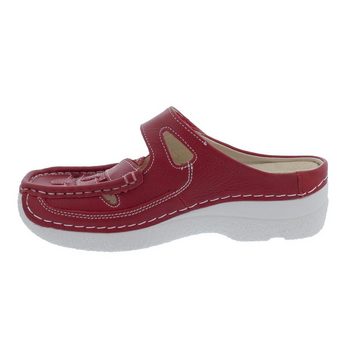 WOLKY Roll Clog, Talaria Nappa leather, Red summer, 0623420-570 Clog