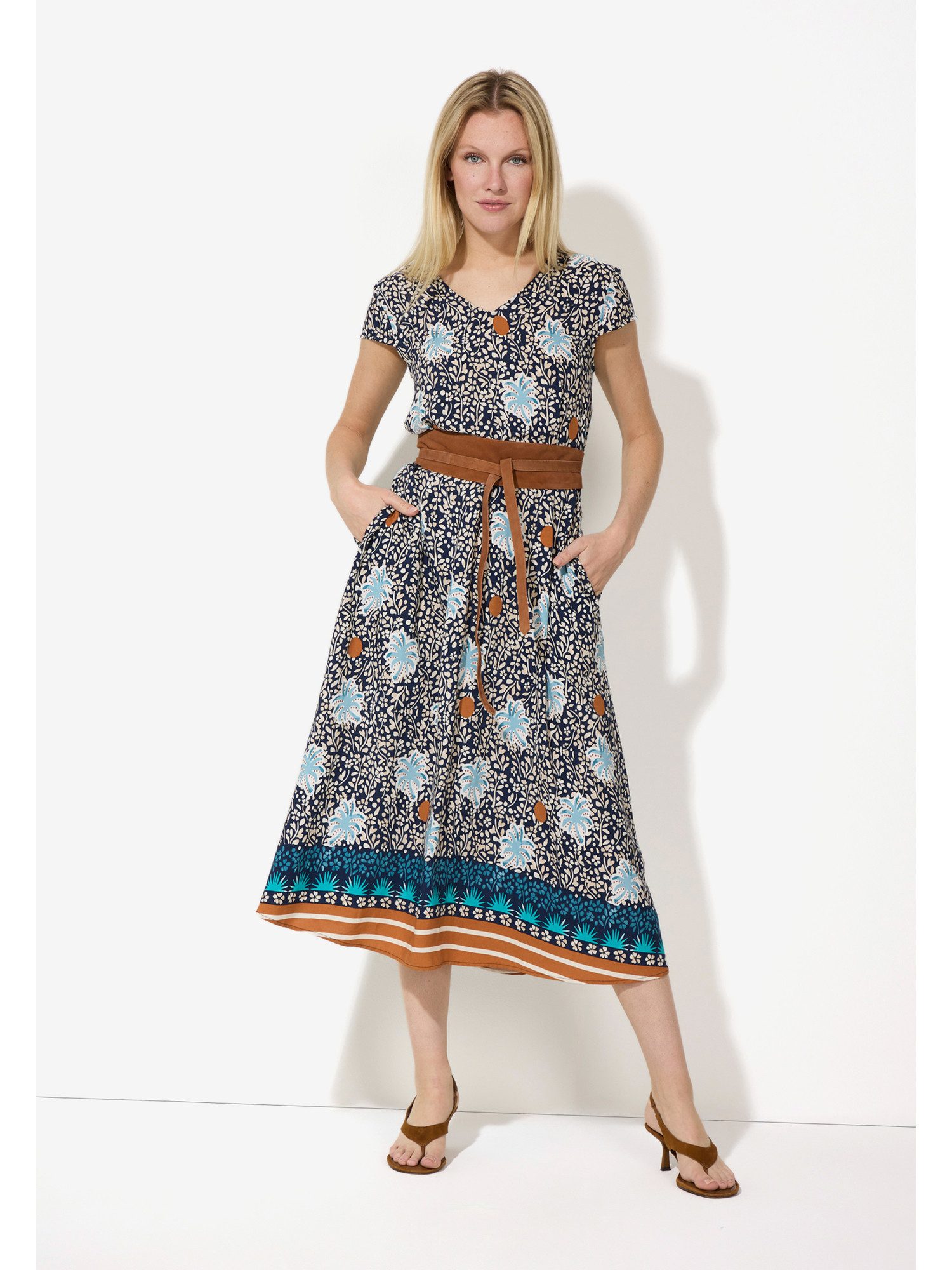 MORE&MORE A-Linien-Kleid Printkleid günstig online kaufen