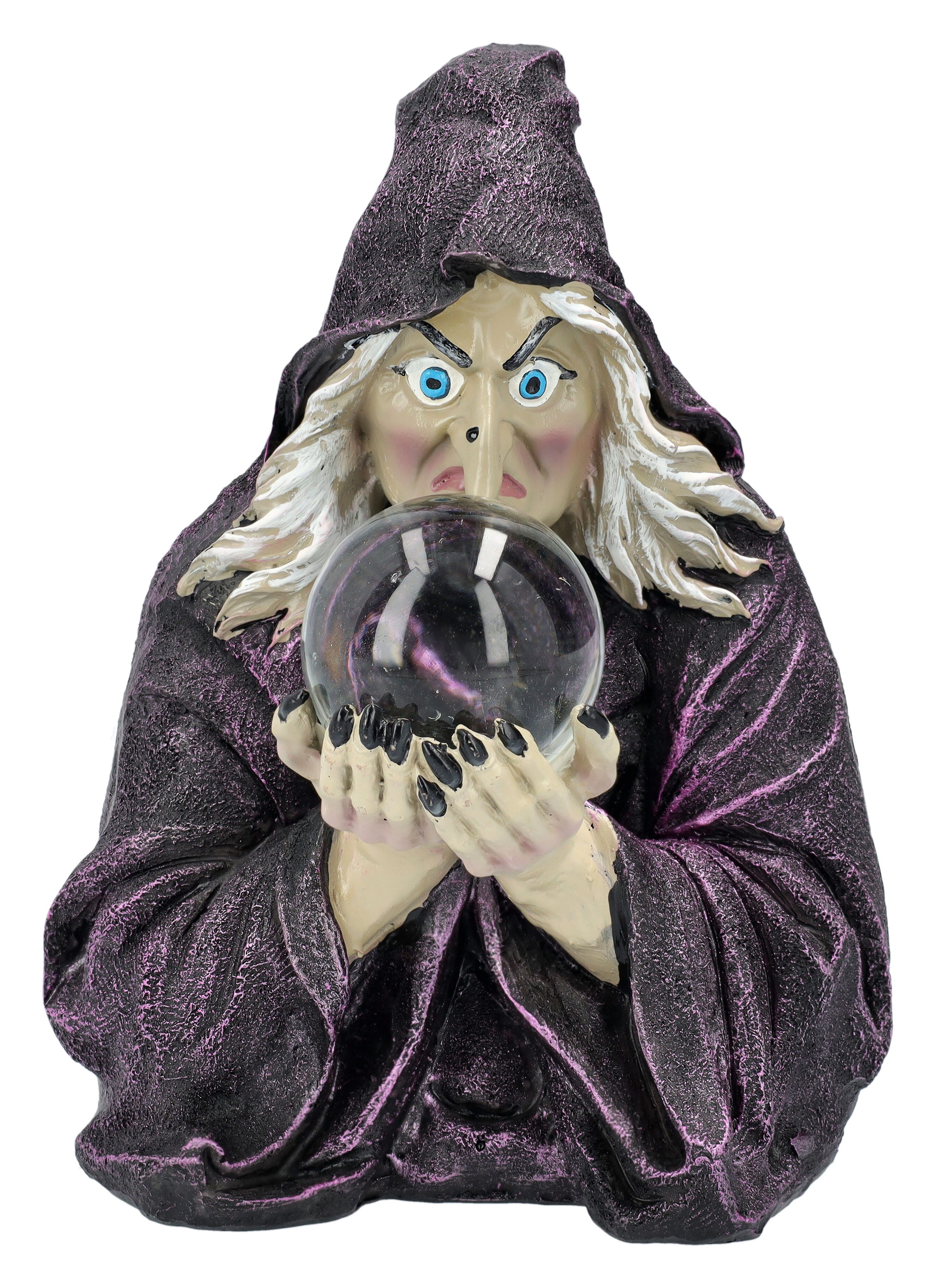 Figuren Shop GmbH Fantasy-Figur Mystische Hexen Statue – Syraxia Büste Sammlerfigur 16,5 cm Dekofigur