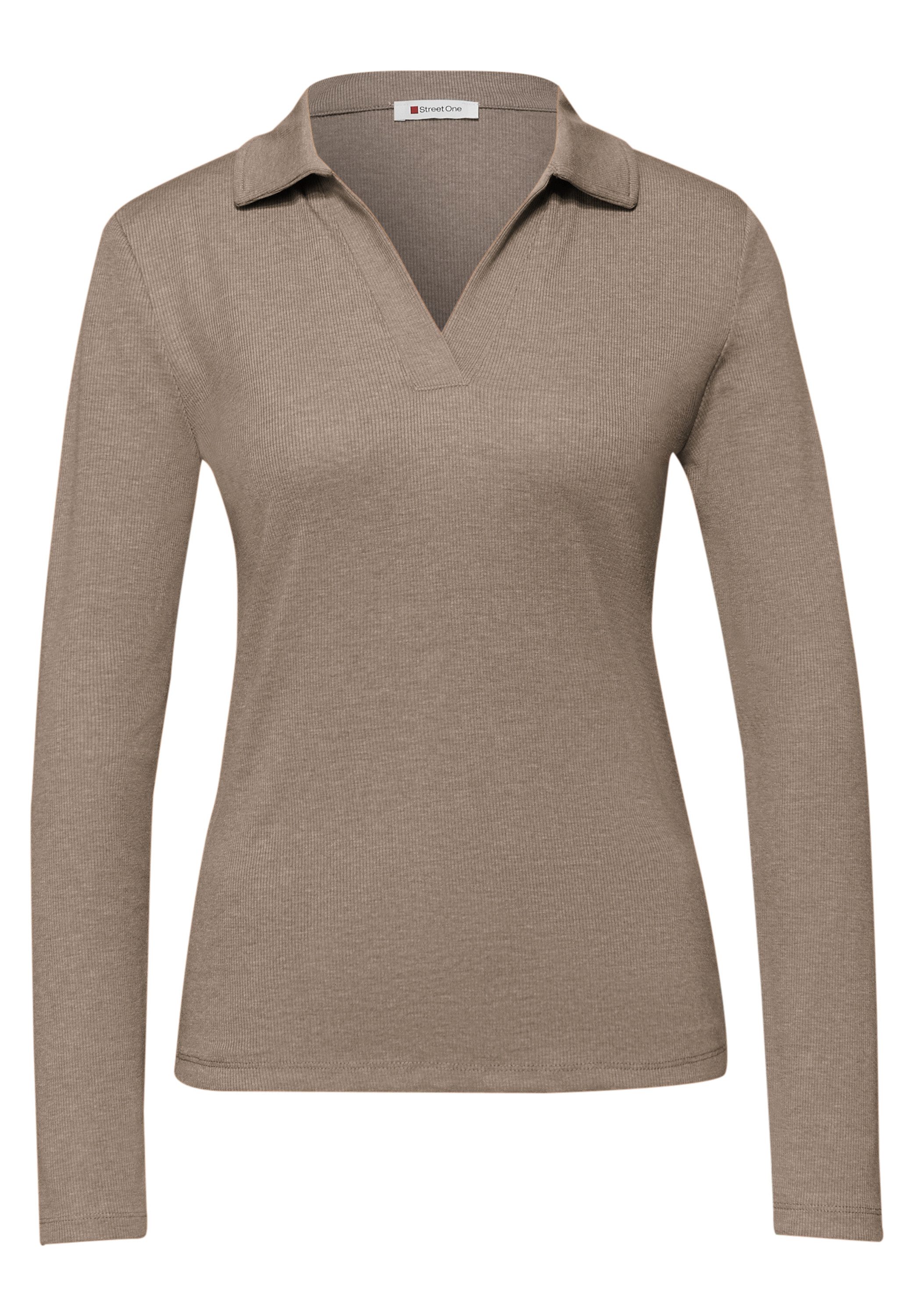 Langarm-Poloshirt