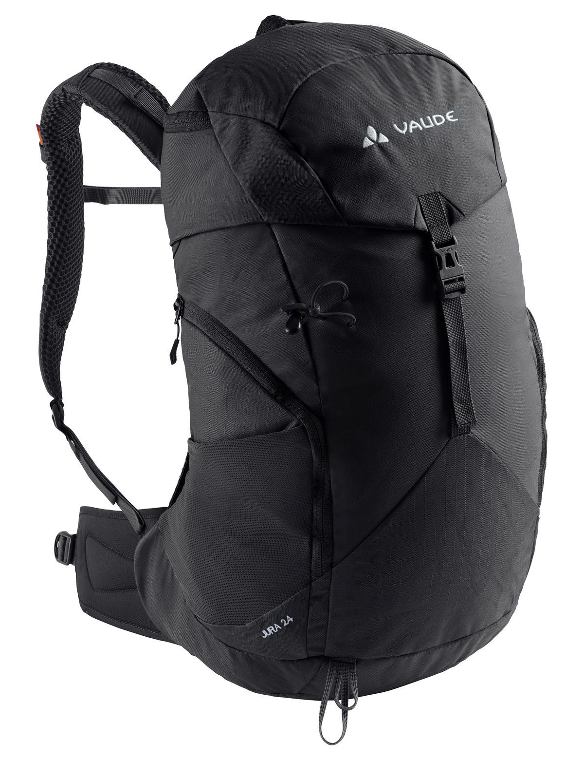 VAUDE Wanderrucksack Jura 24 (Kein Set), Grüner Knopf black