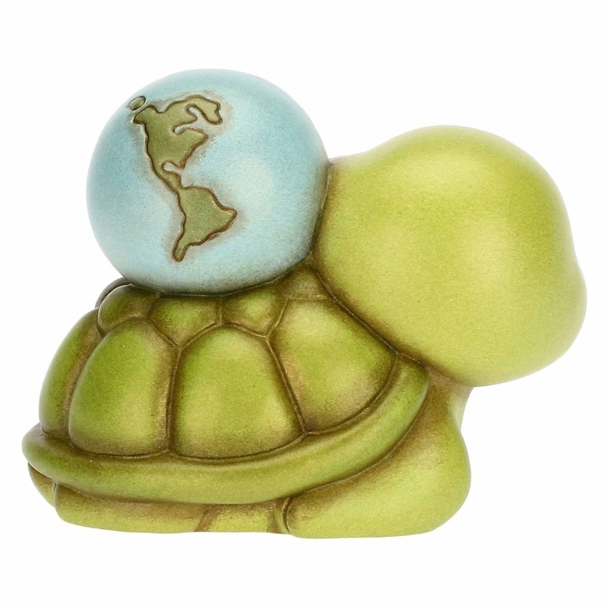 THUN SpA Dekofigur THUN 'Schildkröte mit aus Weltkugel Keramik' 2023 Betta