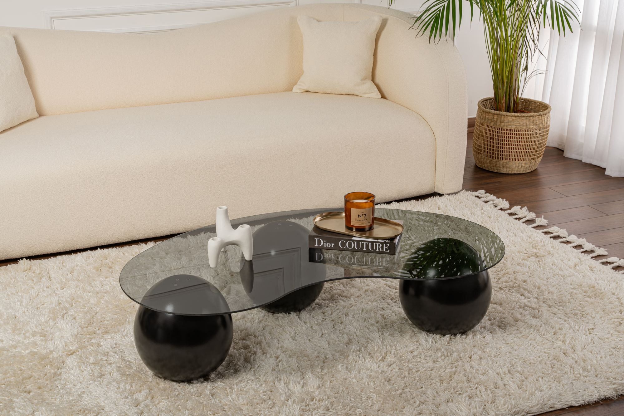 Skye Decor Couchtisch Sphere (1 Tisch), Organisch geformte Tischplatte günstig online kaufen