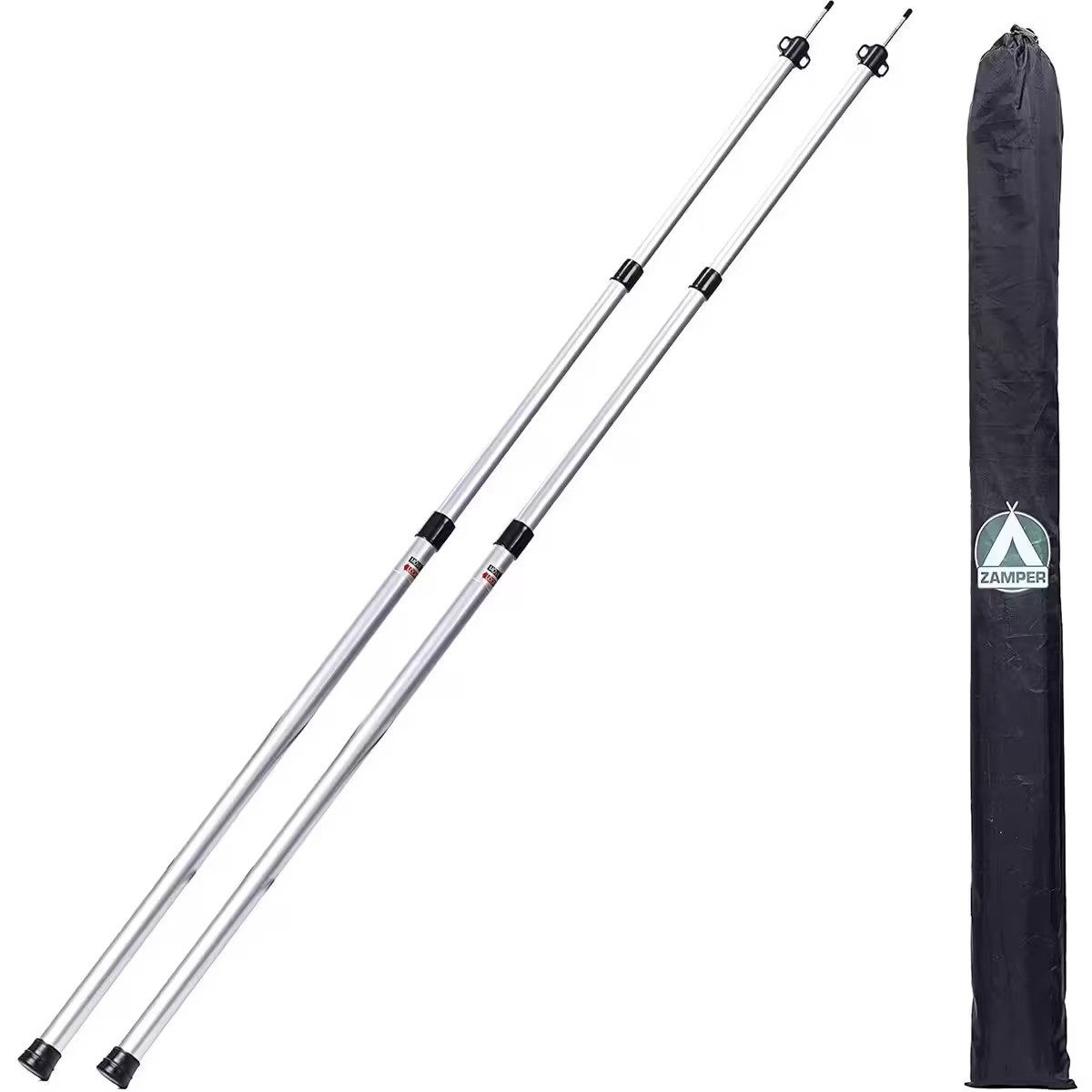 Zeltstange Multifunktionale Alu Aufstell-Stangen 90-230cm Zeltstangen für Camping