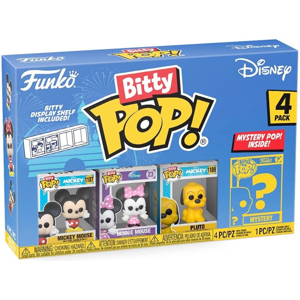 Disney Actionfigur Funko Bitty POP! Disney 4er Pack, 3 cm
