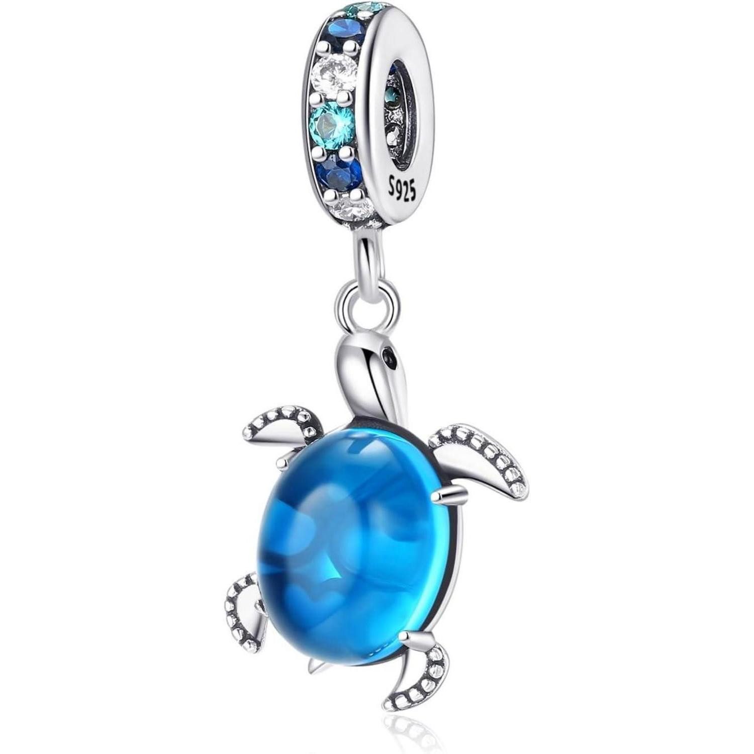 LuxusKollektion Charm Schmetterling Anhänger 925 Sterling Silber Schmetterling Meeresschildkröten Anhänger