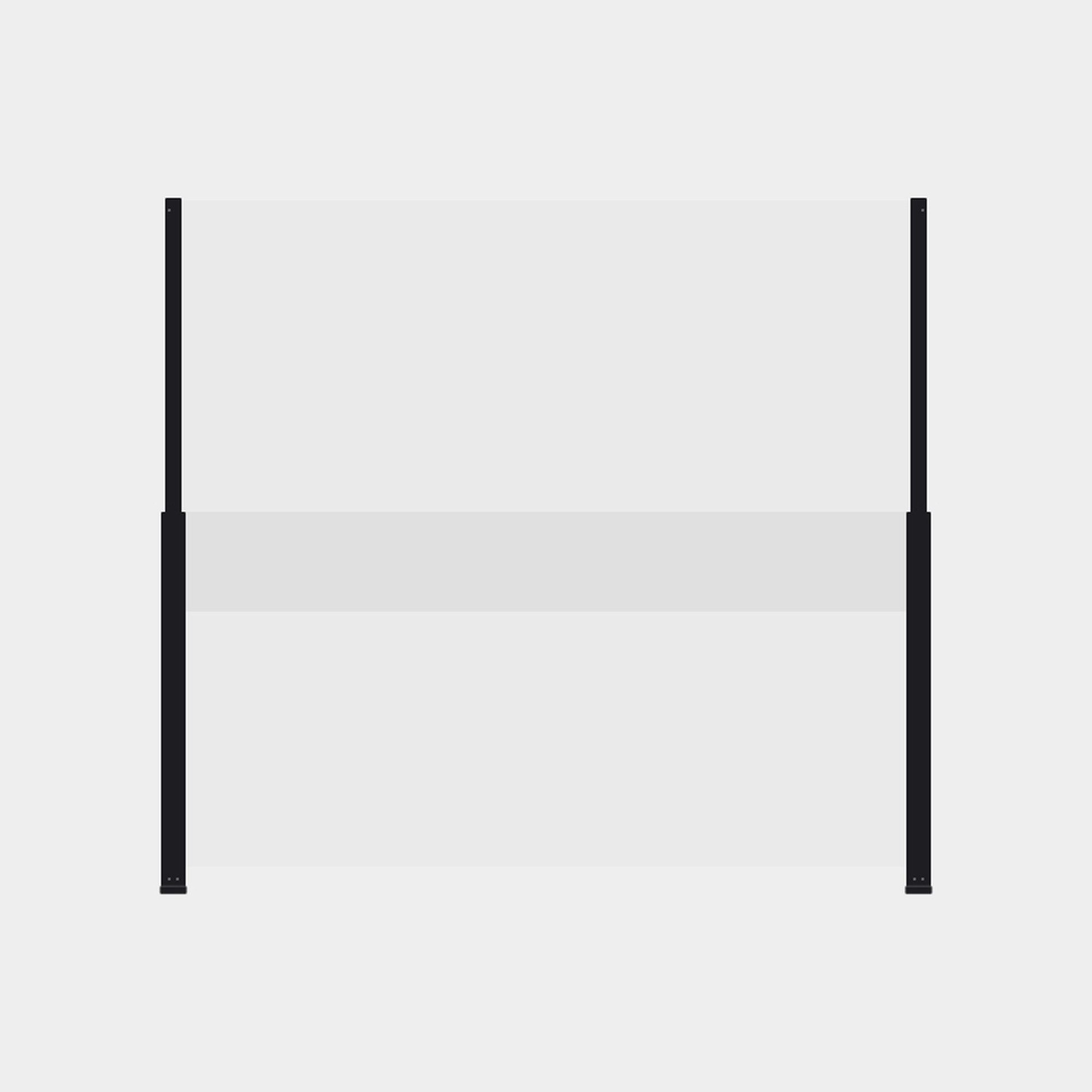 terrassana Glaszaun Windschutz Viewline