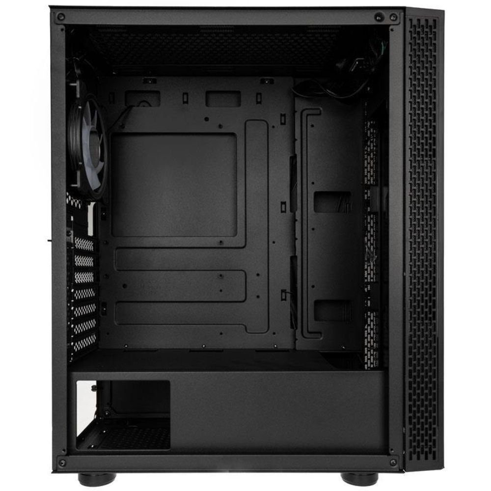 Kolink PC-Gehäuse VOID RIFT, ARGB Midi Tower, PC-Gehäuse Case, ARGB-Beleuchtung, Temperglas, Computer Gehäuse Gaming, schwarz
