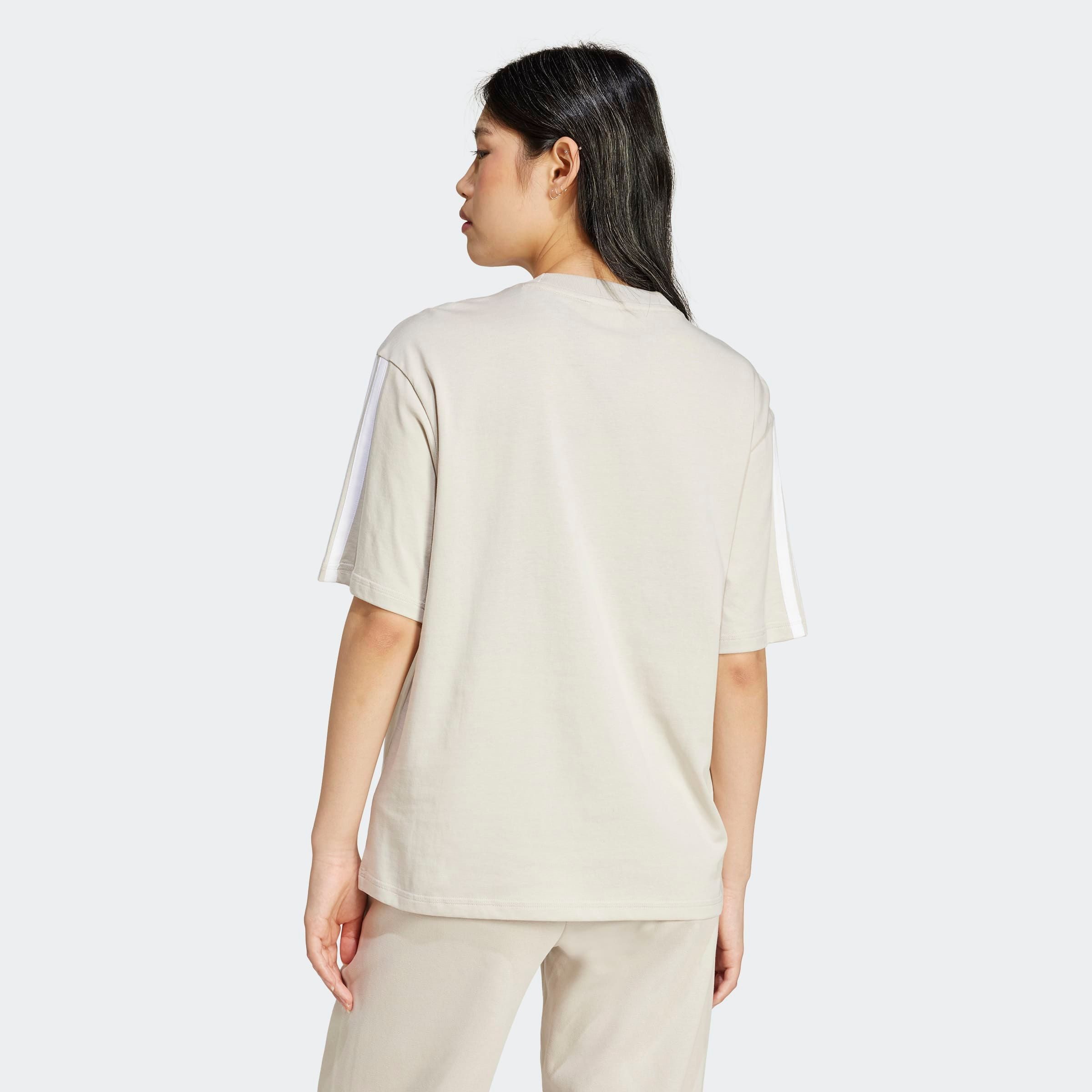 adidas Sportswear T-Shirt W 3S SJ BF T Kurzarmdesign, mit Rundhalsausschnitt, gerader Abschluss