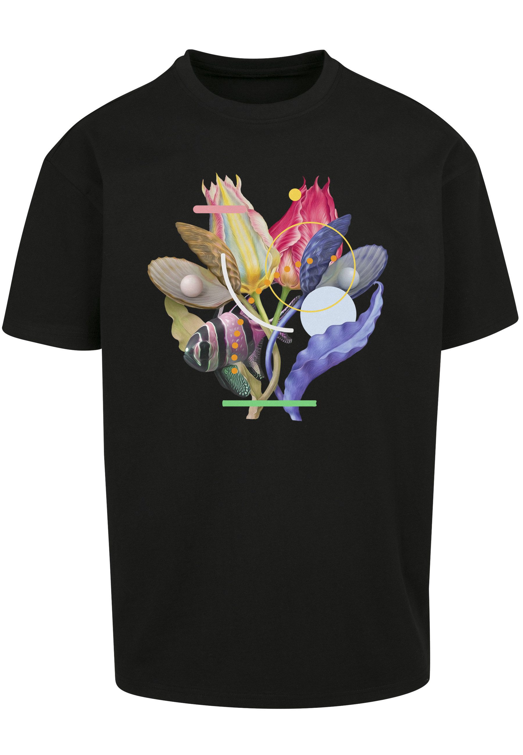 Upscale by Mister Tee Kurzarmshirt Upscale by Mister Tee Unisex Coral Oversize Tee (1-tlg)