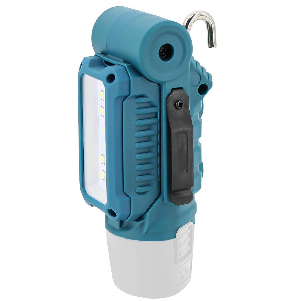 PODOFO LED Arbeitsleuchte UniversalLamp 12V Lithium-Ionen-Arbeitsleuchte Magnetisch befestigbar, LED fest integriert, Batterien nicht im Lieferumfang enthalten