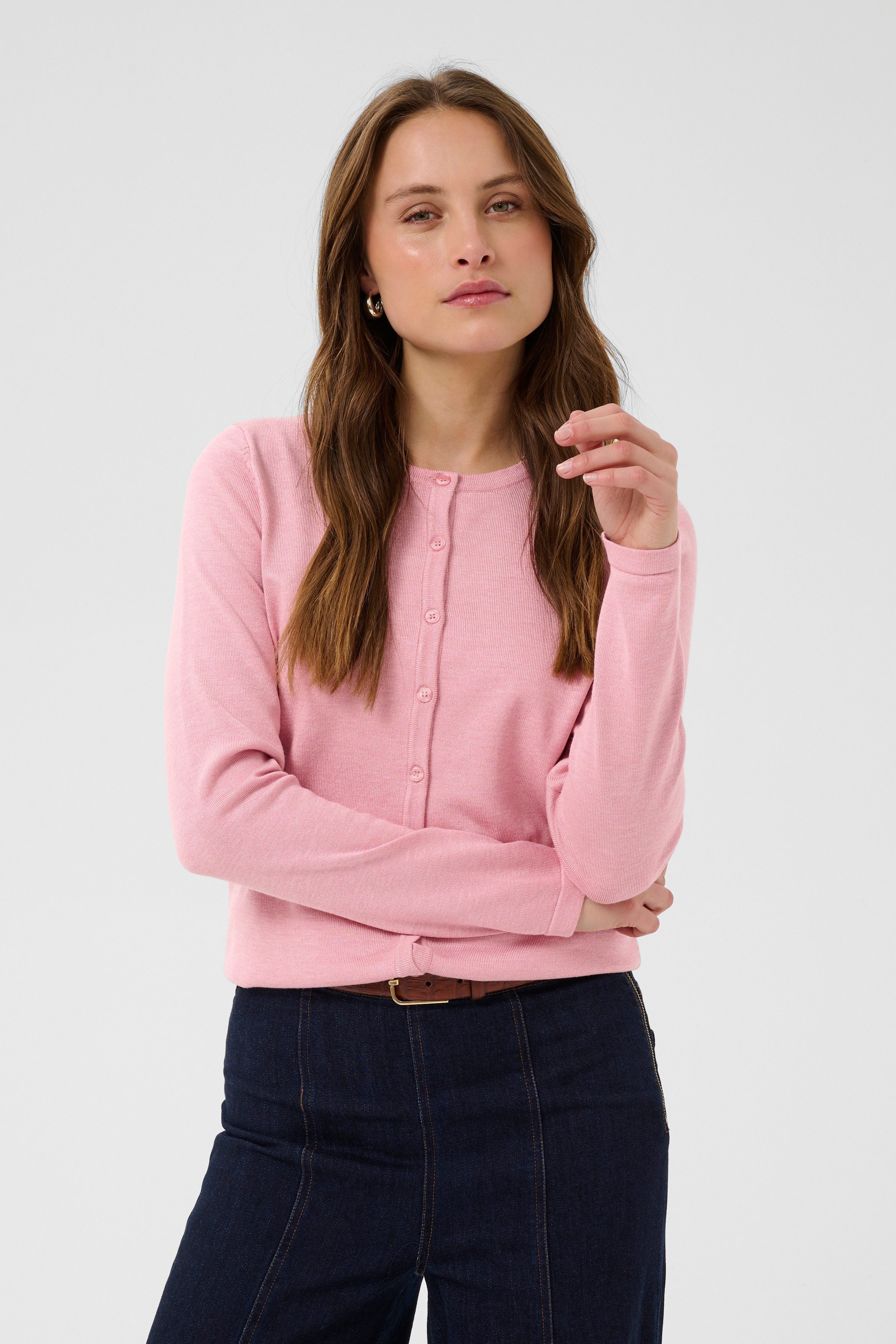 Saint Tropez Strickjacke A8661, MilaSZ R-Neck Cardigan Viskosemischung, Classic fit