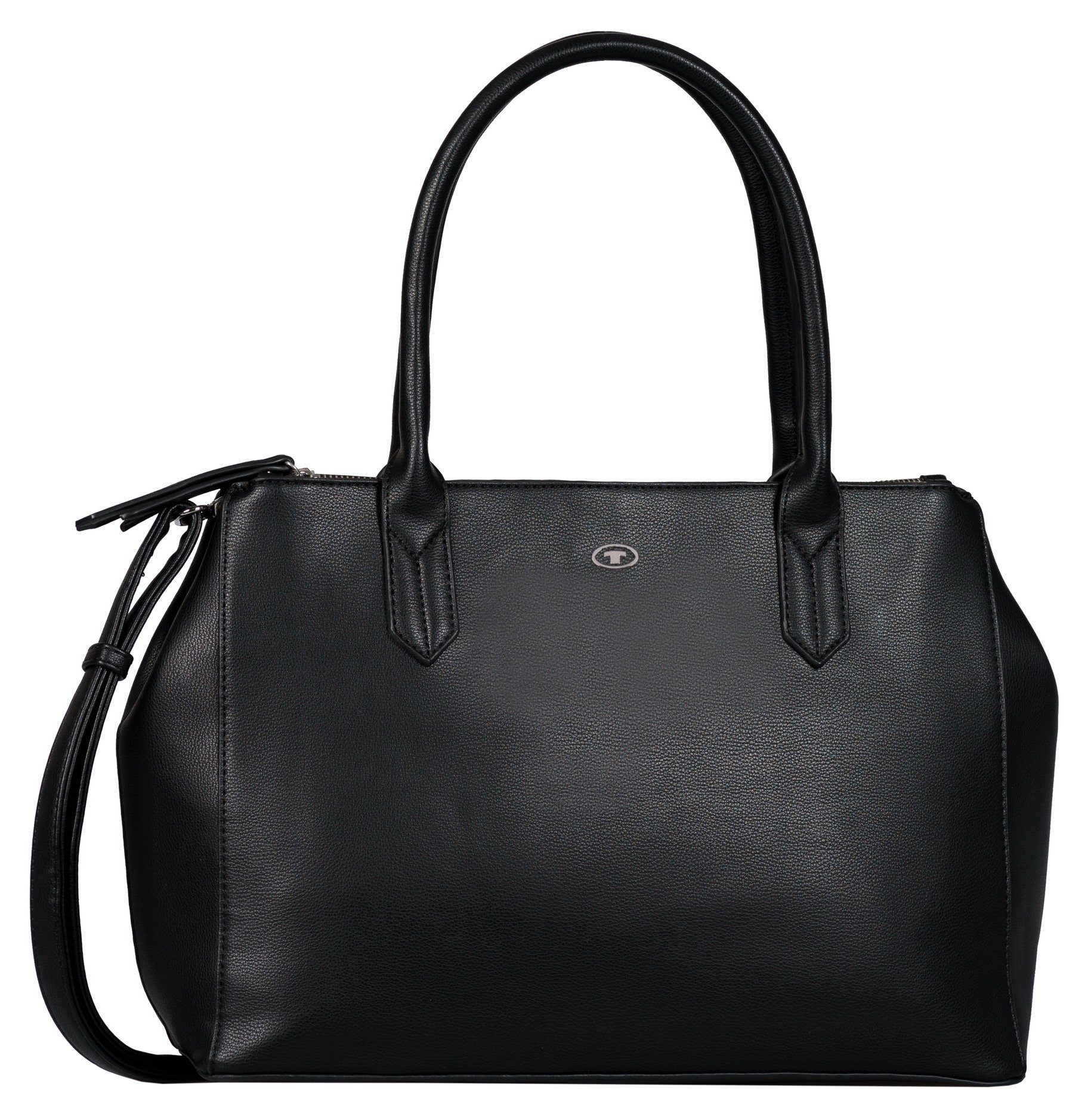 TOM TAILOR Shopper Roma, aus fein genarbtem Lederimitat, modisch schlicht