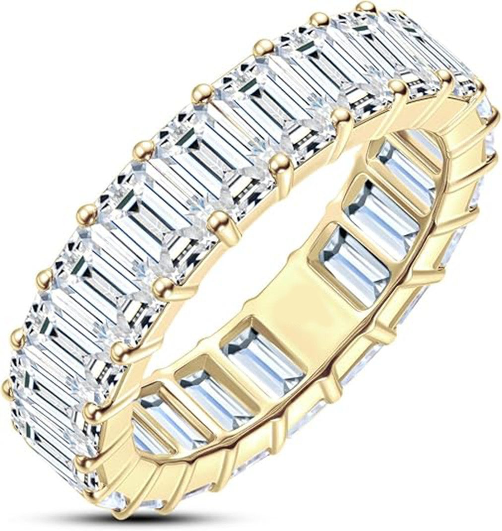 Jumpeak Diamantring Einzelne0.1ct,lab grown diamant ring,verlobungsring,damen geschenk, D/E Eheringe,liebes geschenk für sie,geschenk ideen für frau,14K Gold