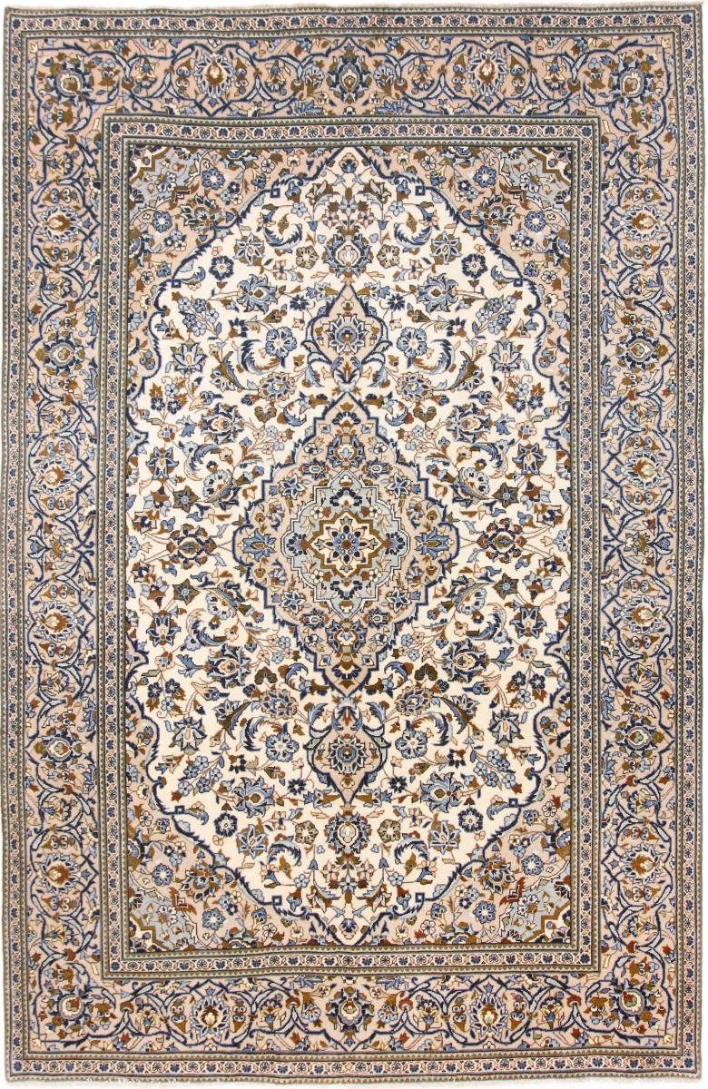Orientteppich Keshan 197x301 Handgeknüpfter Orientteppich / Perserteppich, Nain Trading, rechteckig, Höhe: 12 mm