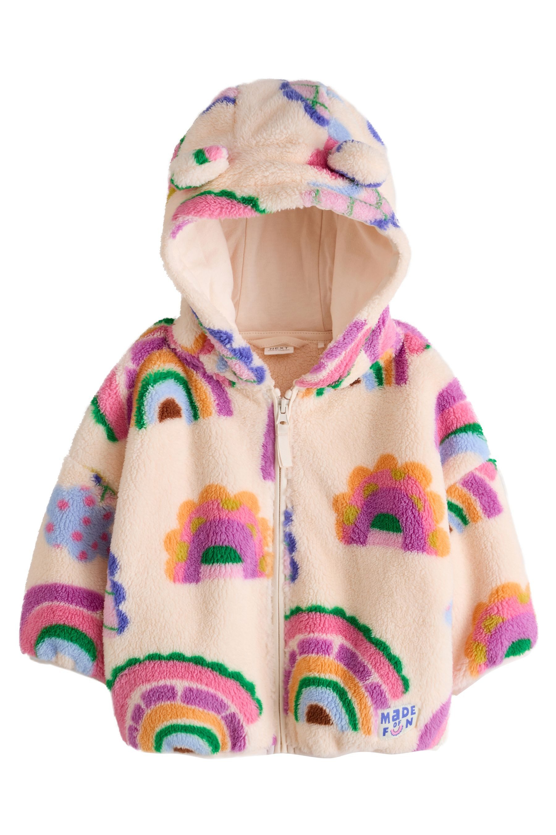Next Fleecejacke Fleece mit durchgehendem Reißverschluss (1-St)