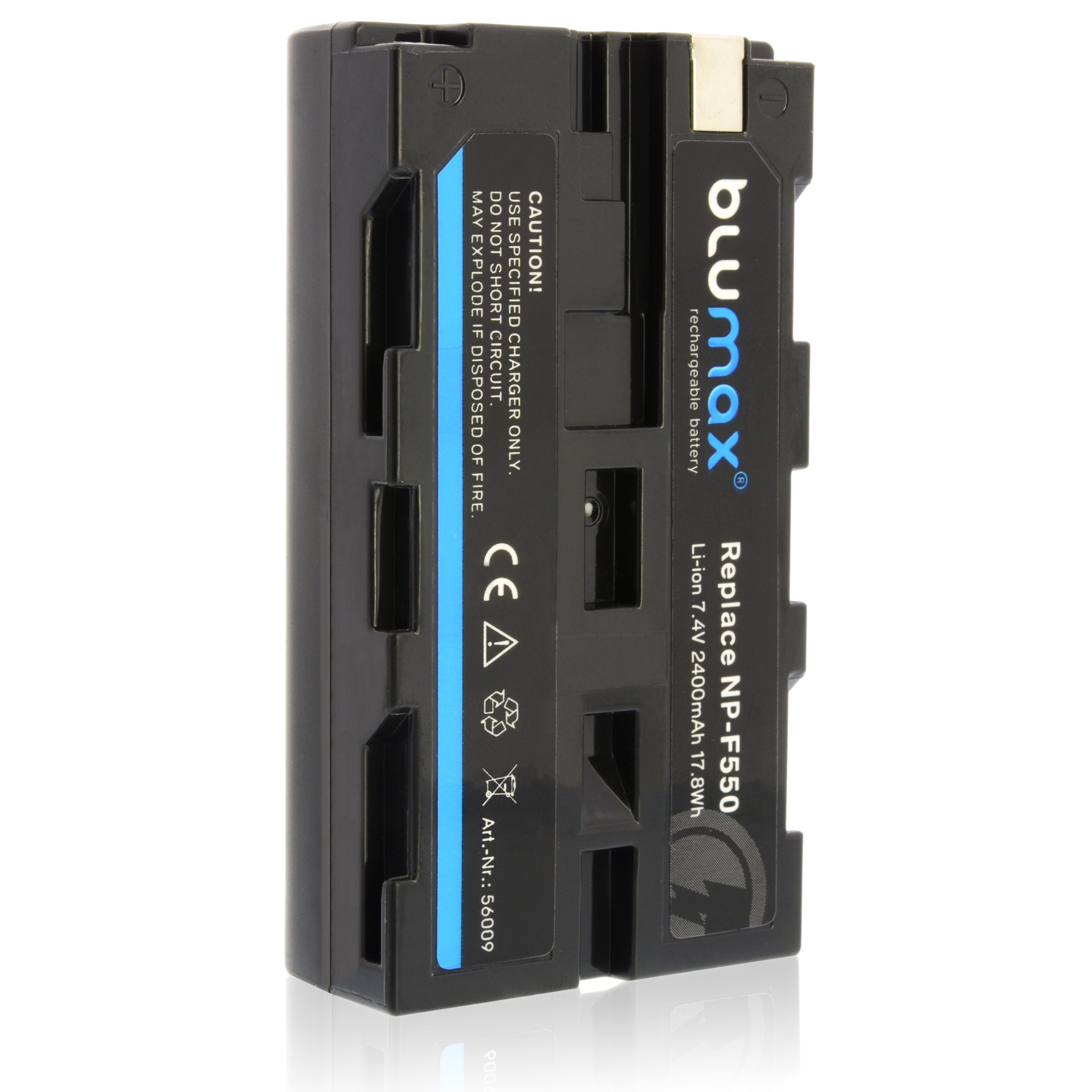 Blumax Akku passend für Sony NP-F550 2400 mAh (7,2V) Kamera-Akku