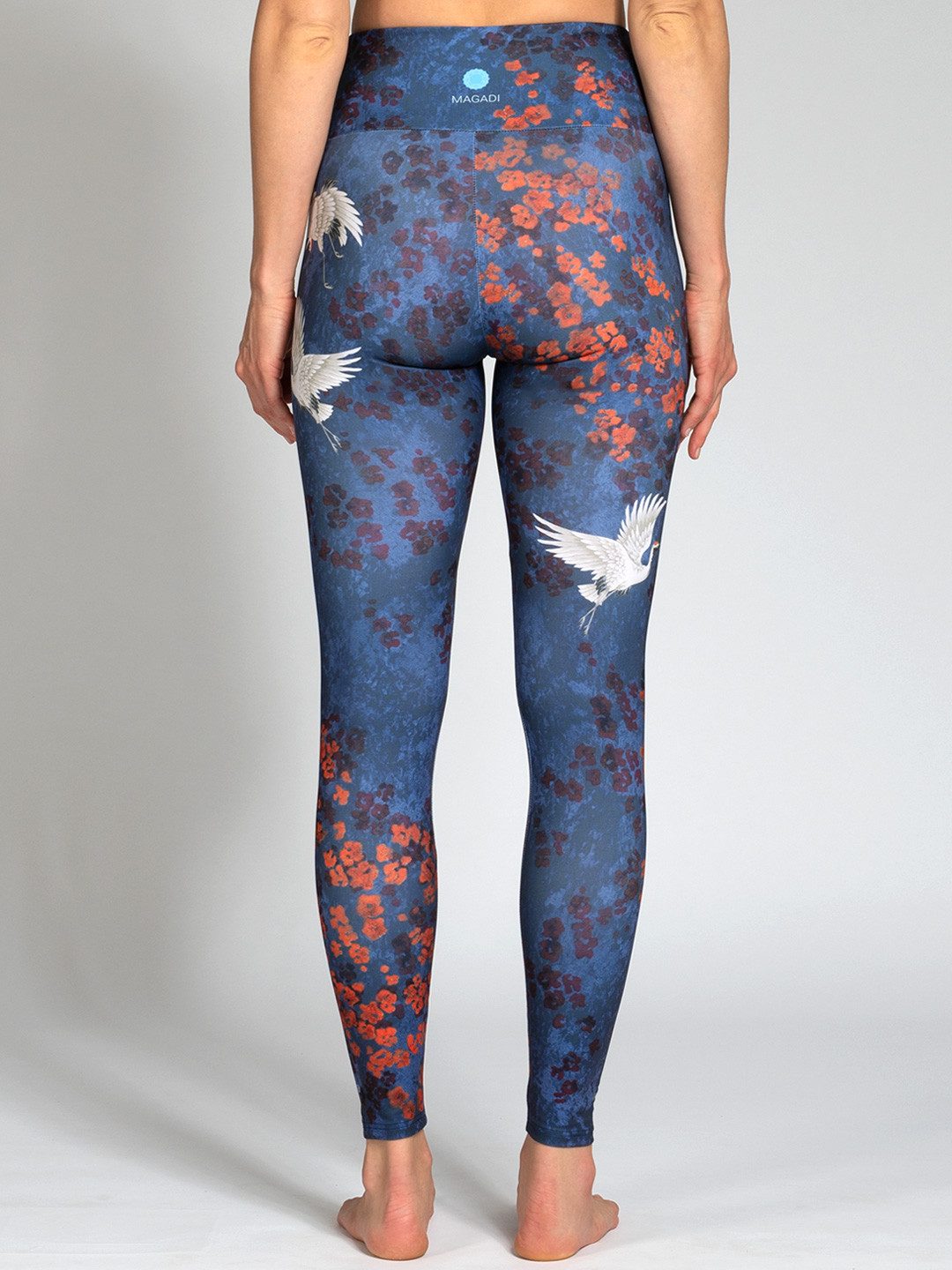 Magadi Leggings Happy Birds aus Komfort-Stretch mit Tasche