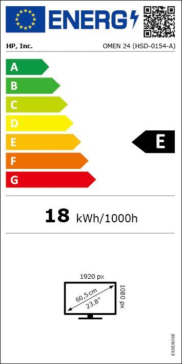 Energieeffizienzklasse: 