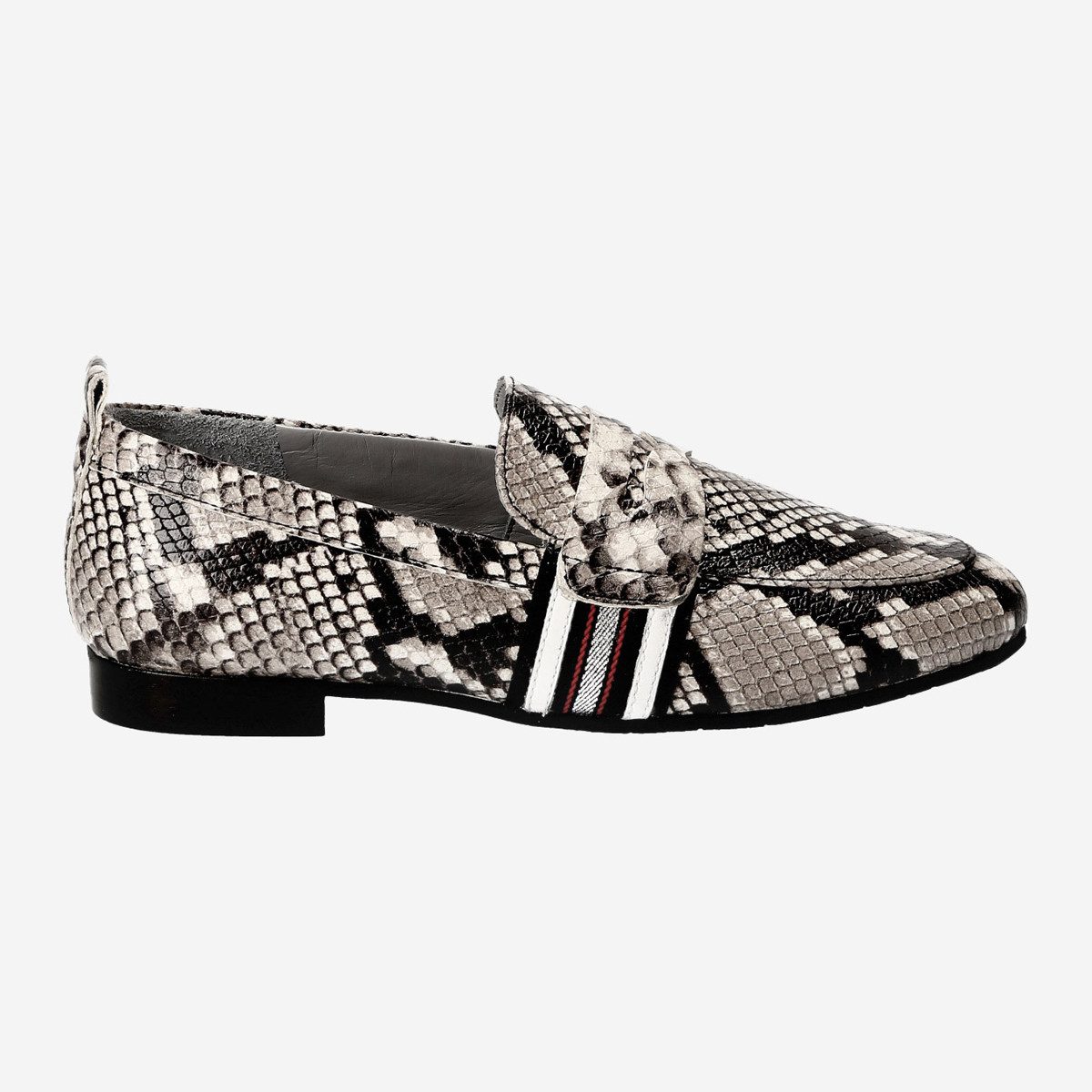 Maripé 28636-5849, Slipper & Mokassin in Reptilienoptik für Damen Slipper