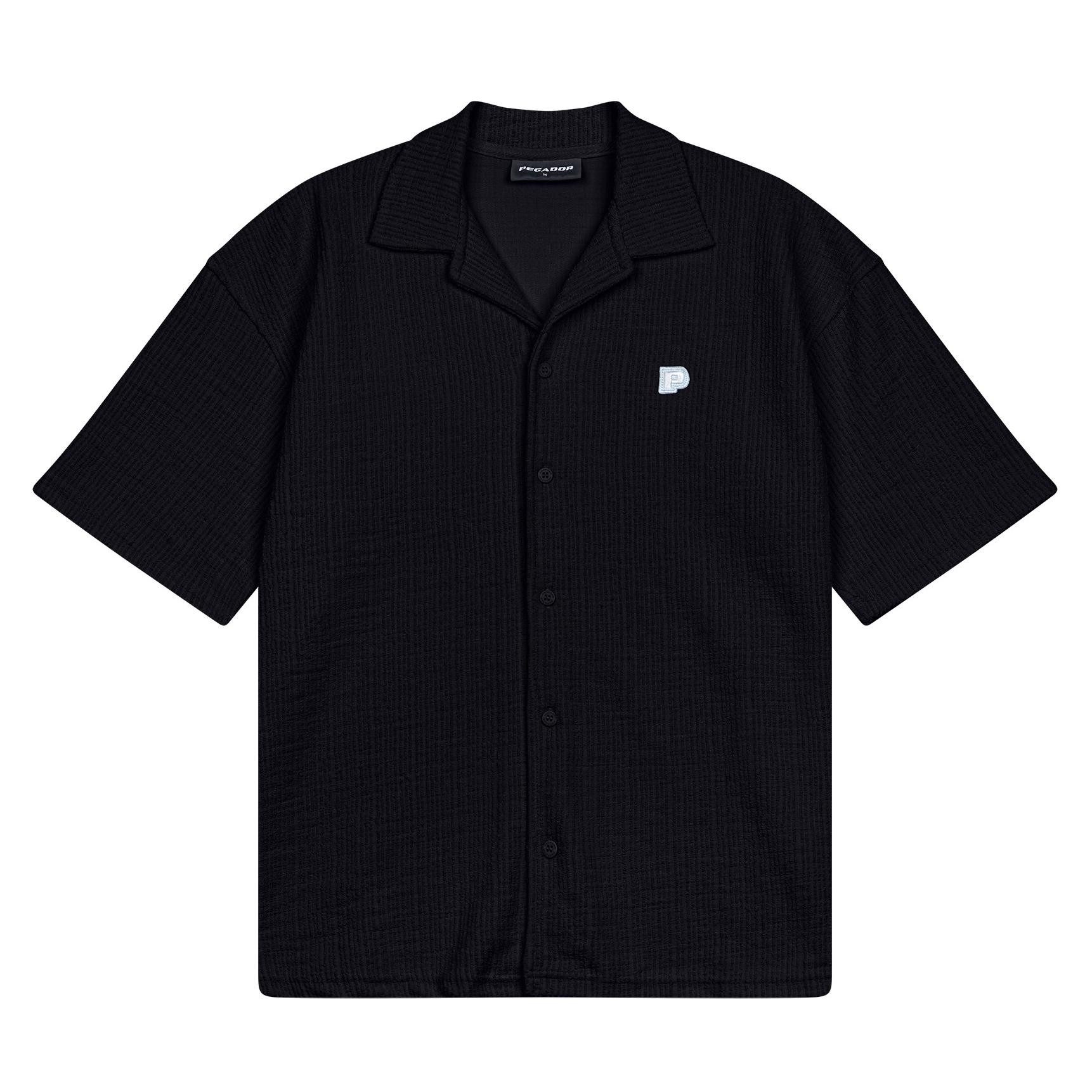 Pegador Kurzarmhemd Pegador Libco Structure Knit günstig online kaufen