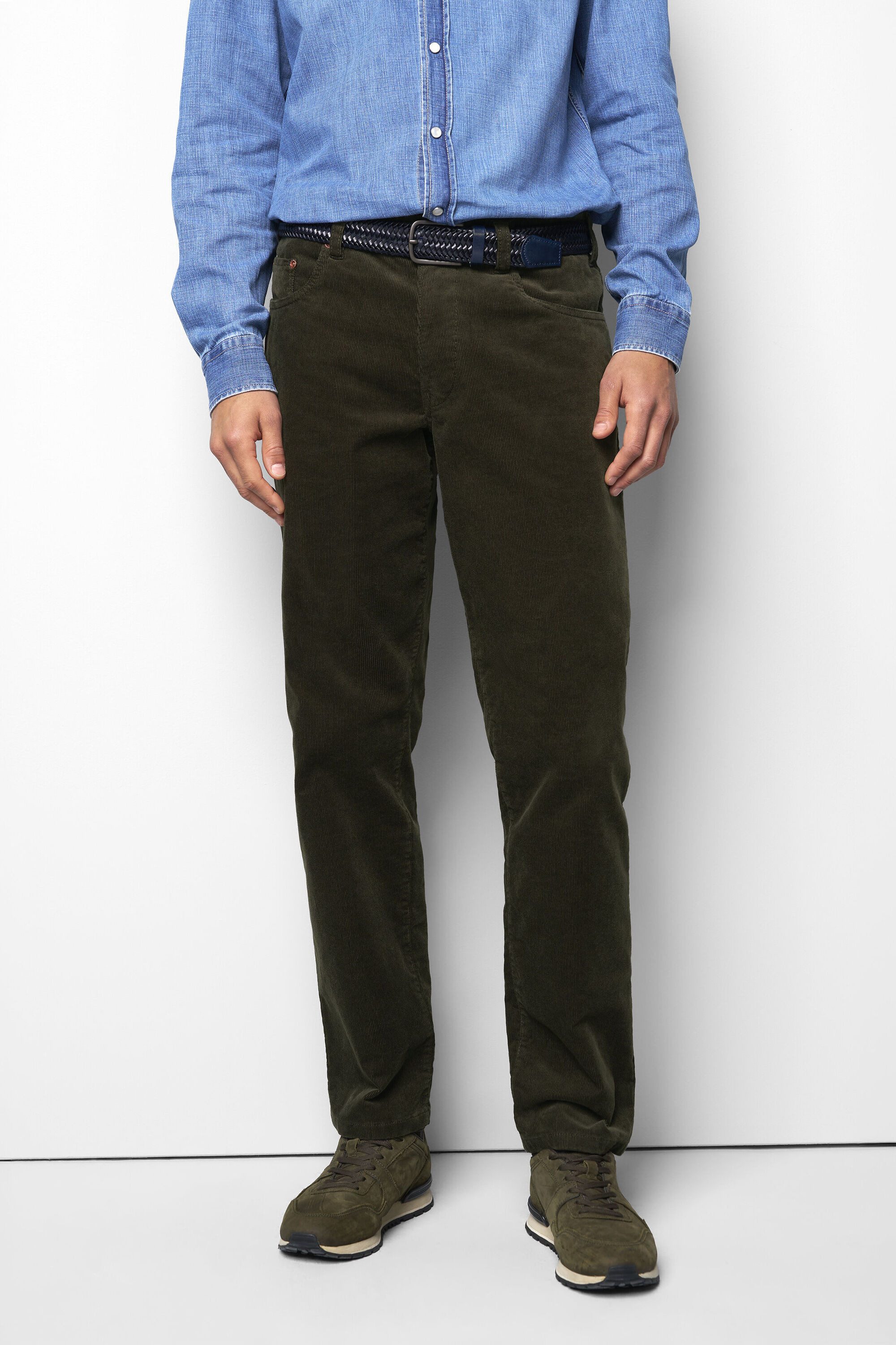MEYER Chinos M5 Six 2-6599 aus softem Cord M5 Serie