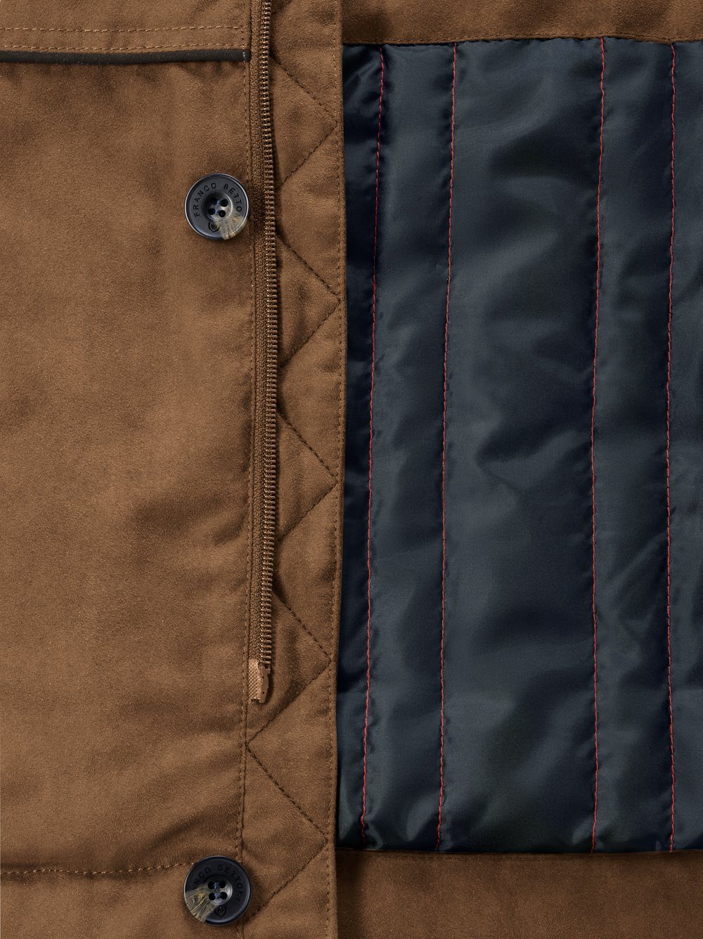 Franco Bettoni Lederimitatjacke aus samtig-weichen Softvelours