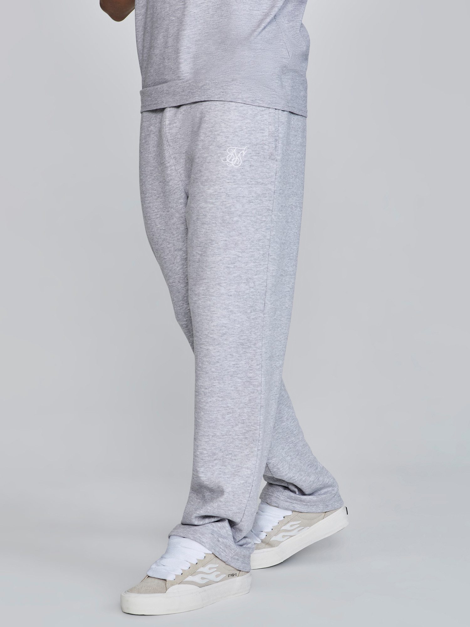 Siksilk Sweathose SikSilk Herren Grau Marl Trainingshose