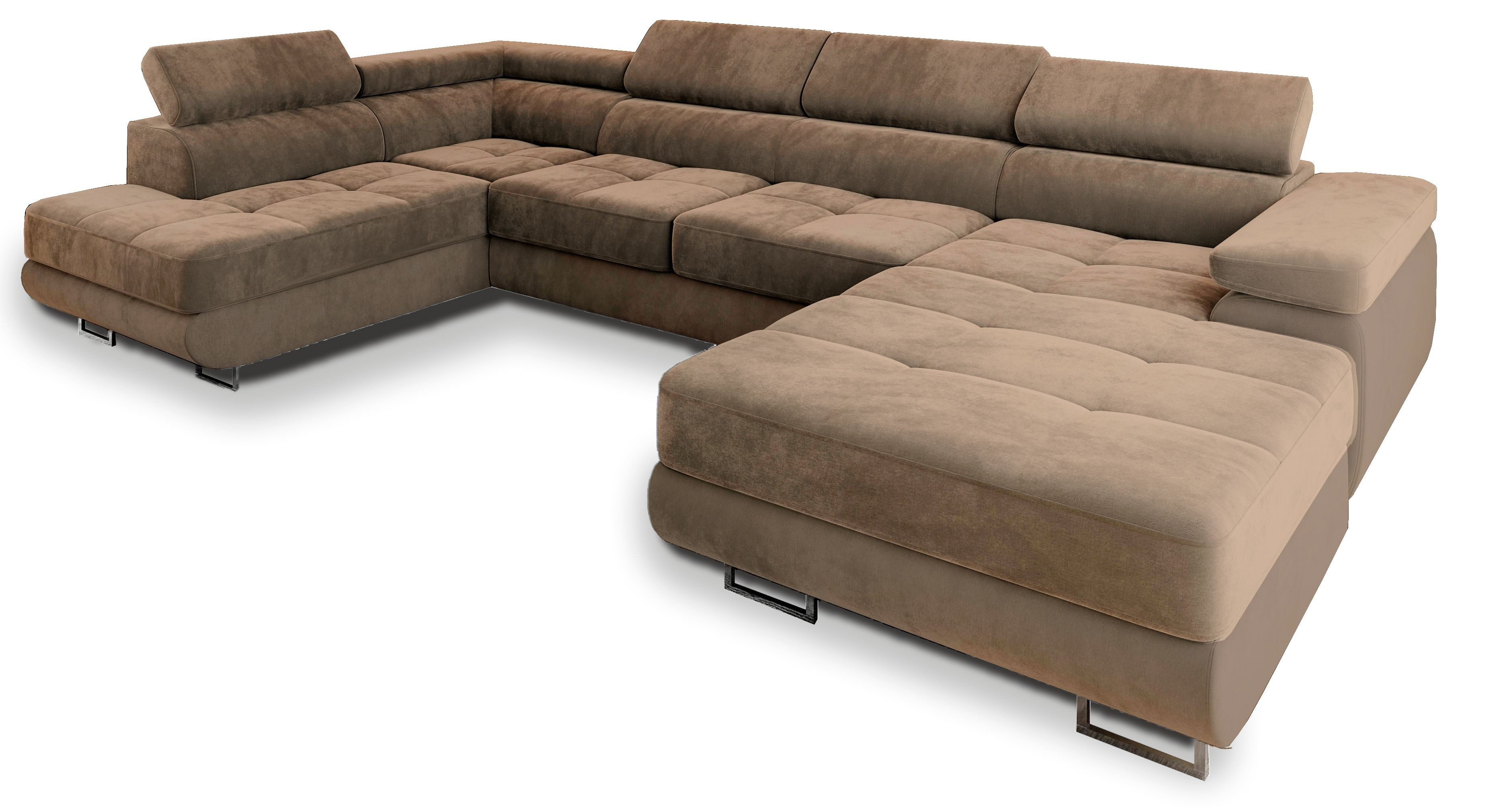Masseno Ecksofa CASONE mit Schlaffunktion U-Form, günstig online kaufen