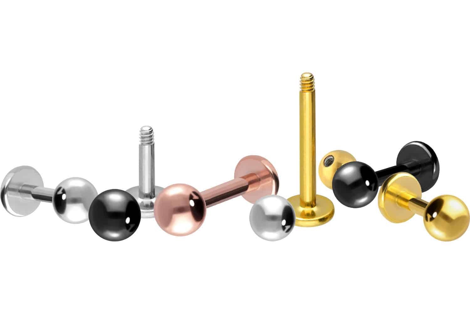 PIERCINGLINE Piercing-Set Chirurgenstahl Labret (Labrets, 1-tlg) günstig online kaufen