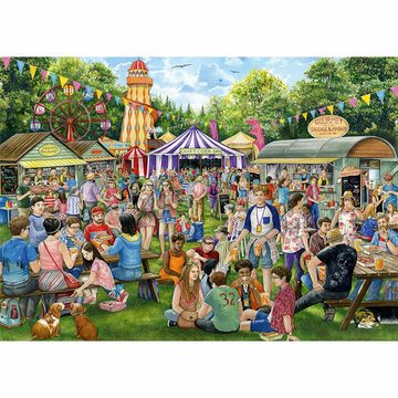 Jumbo Spiele Puzzle Falcon Sausage and Cider Festival 1000 Teile, 1000 Puzzleteile