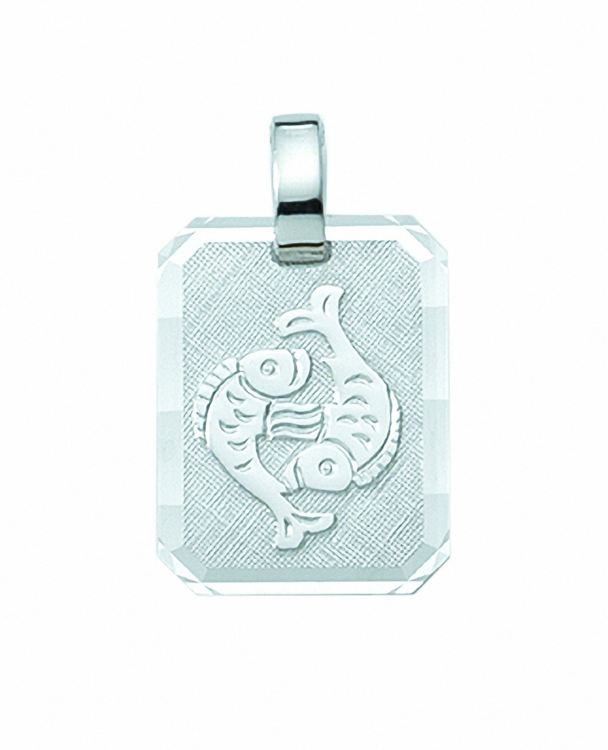 Schmuckset Fisch, Sternzeichen Adelia´s Anhänger Halskette Anhänger Kette Set mit mit - Silber 925