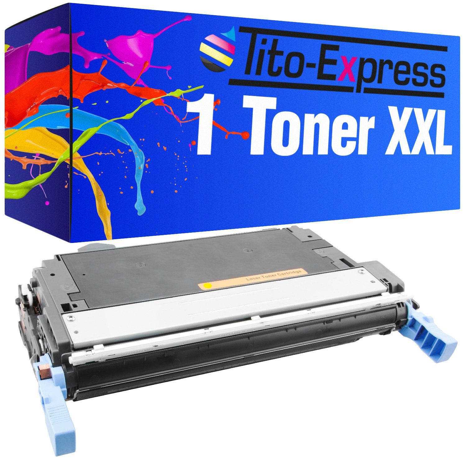 Tito-Express Tonerpatrone ersetzt HP Q 5953 A Q 5953A HPQ5953A Yellow, für Color LaserJet 4700 4700DN 4700DTN 4700N 4700PH Plus 4700 Series