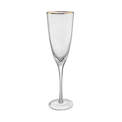 BUTLERS Champagnerglas GOLDEN TWENTIES, Glas, mundgeblasen