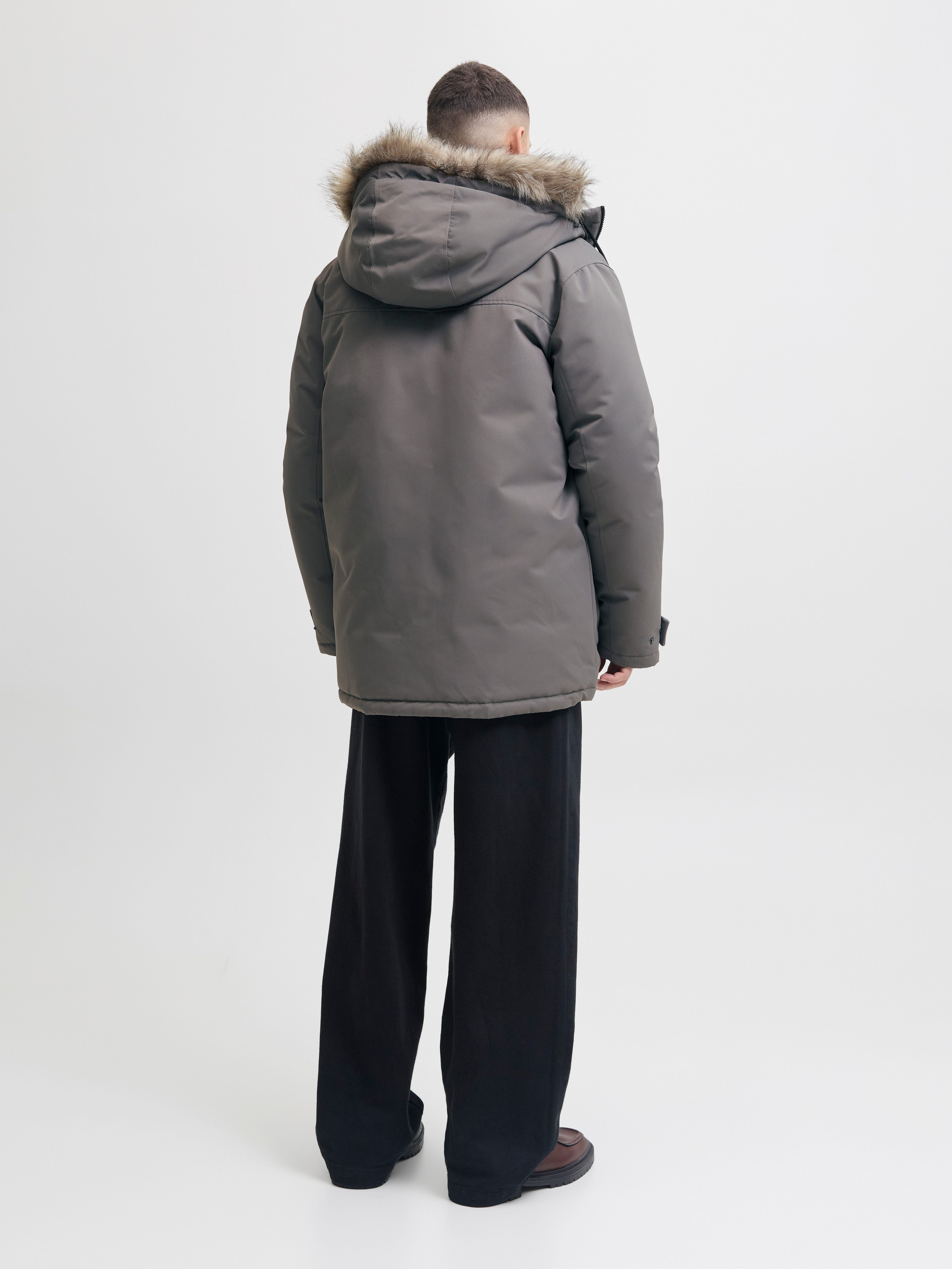 Jack & Jones Parka JJCHARLIE DETACHABLE FAUX FUR PARKA