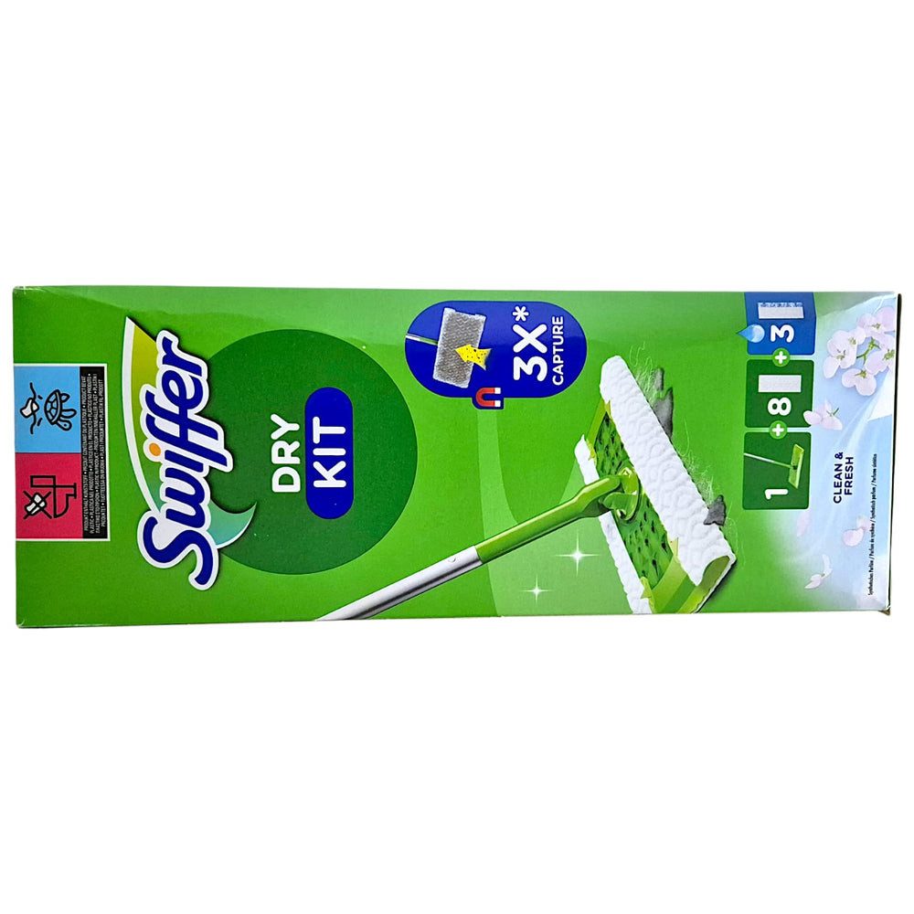 Swiffer Dry & Wet Starter-Set Reinigungstücher (12-tlg. Starterset)