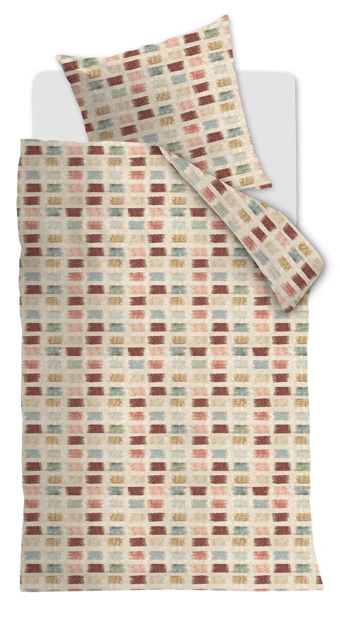 At Home by Beddinghouse Bettwäsche Bettwäsche Area Multi 135x200 bunt, Baumwolle, 2 teilig, bettwäsche 135x200 baumwolle reißverschluss warm baumwolle bettwäsche