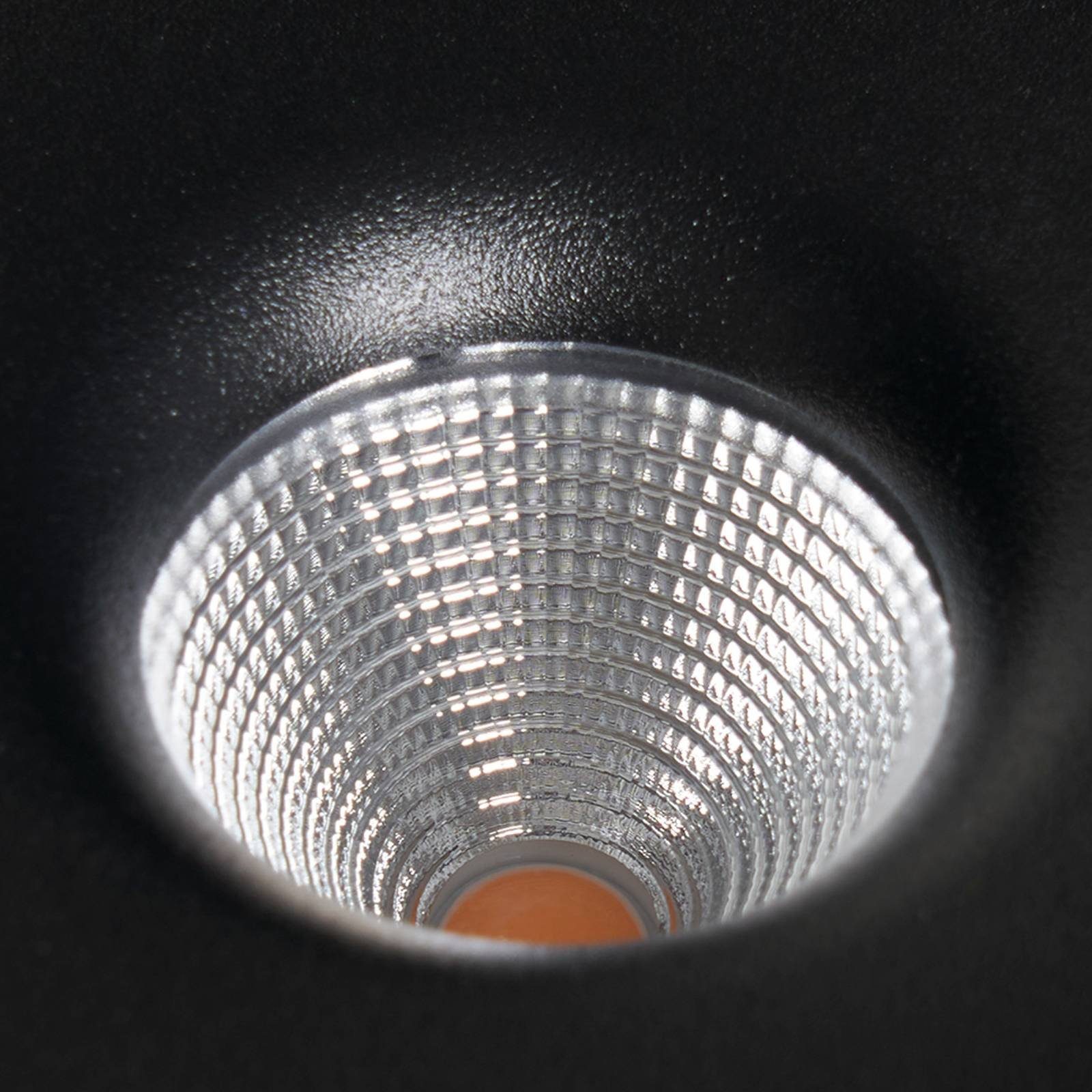 LED verbaut, Lampe Modern, Aluminium, Deckenleuchte warmweiß, Schwarz, Arcchio inkl. flammig, Leuchtmittel, LED 1 Ranka, LED-Leuchtmittel dimmbar, fest