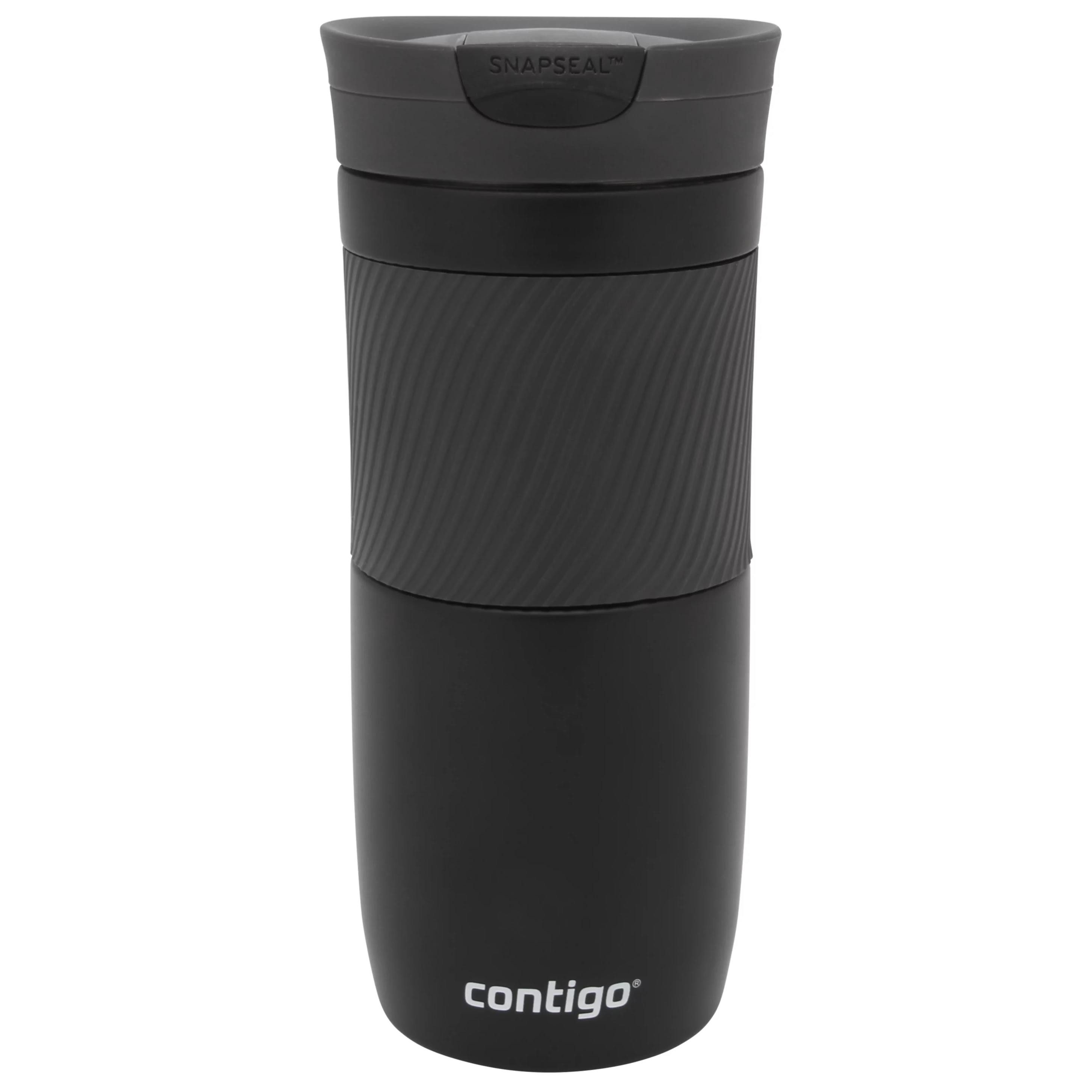 CONTIGO Thermobecher Contigo Byron Snapseal 470 ml Isolierbecher Kaffee-Becher Schwarz