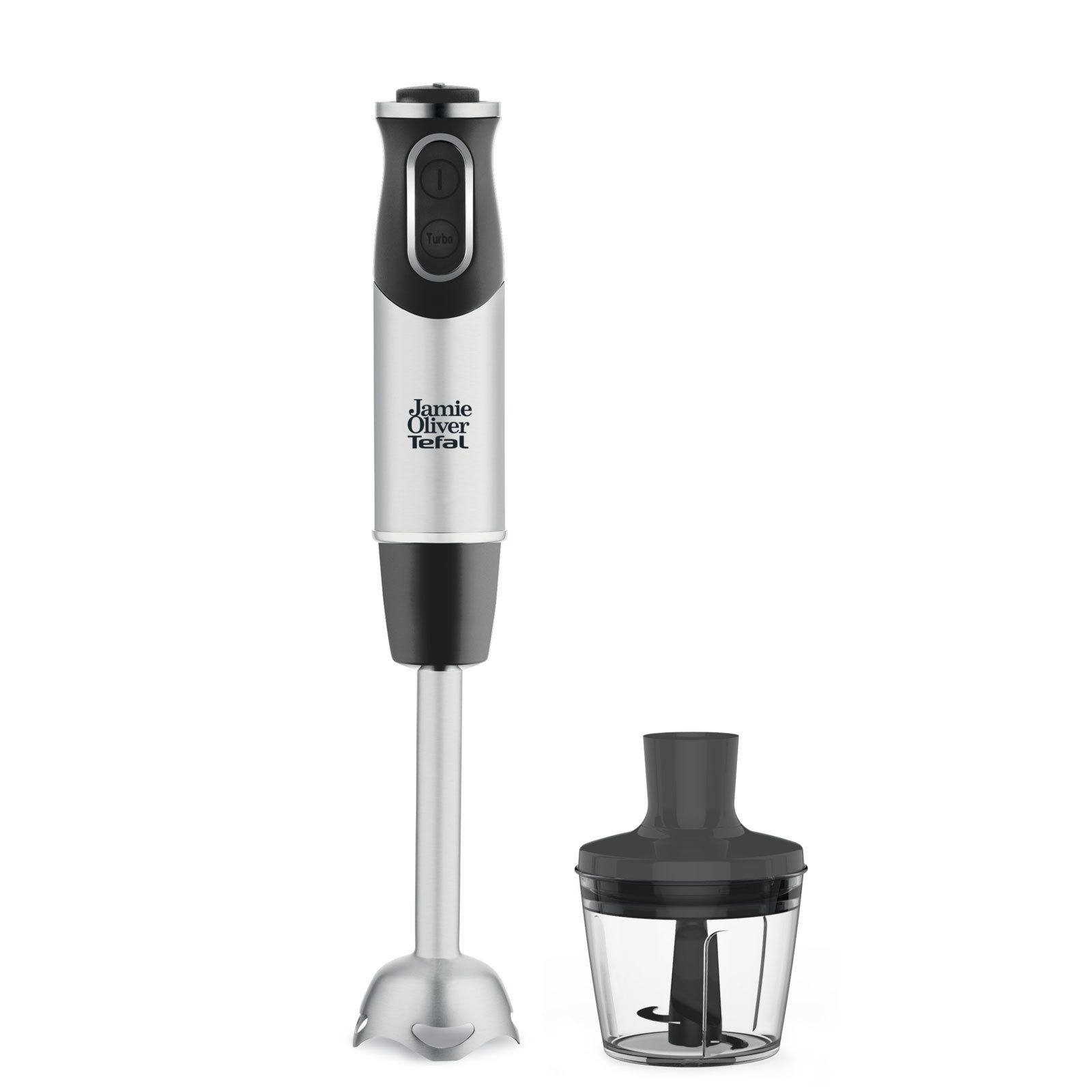 Tefal Stabmixer HB65JD, Edelstahl Pürierstab und Zerkleinerer im Set