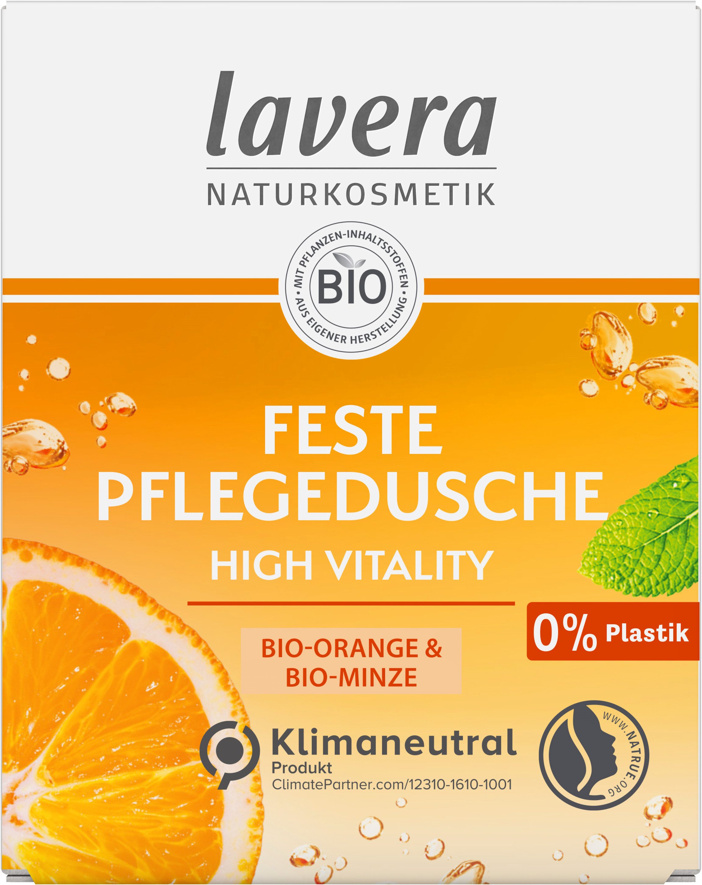 lavera Duschgel Feste Pflegedusche High Vitality