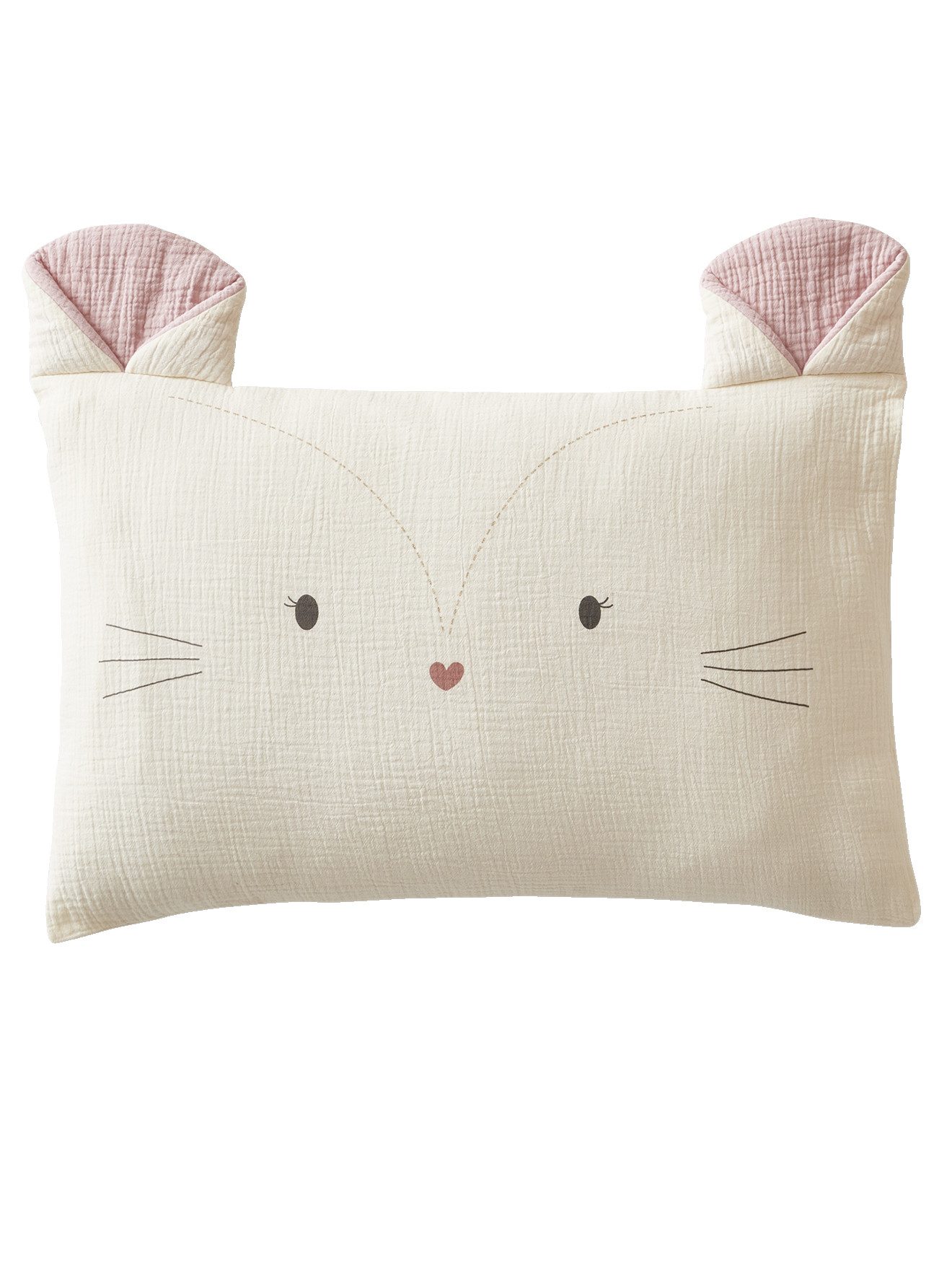 vertbaudet Bettwäsche Baby Kissenbezug LANDHAUS aus Musselin, Baumwolle günstig online kaufen