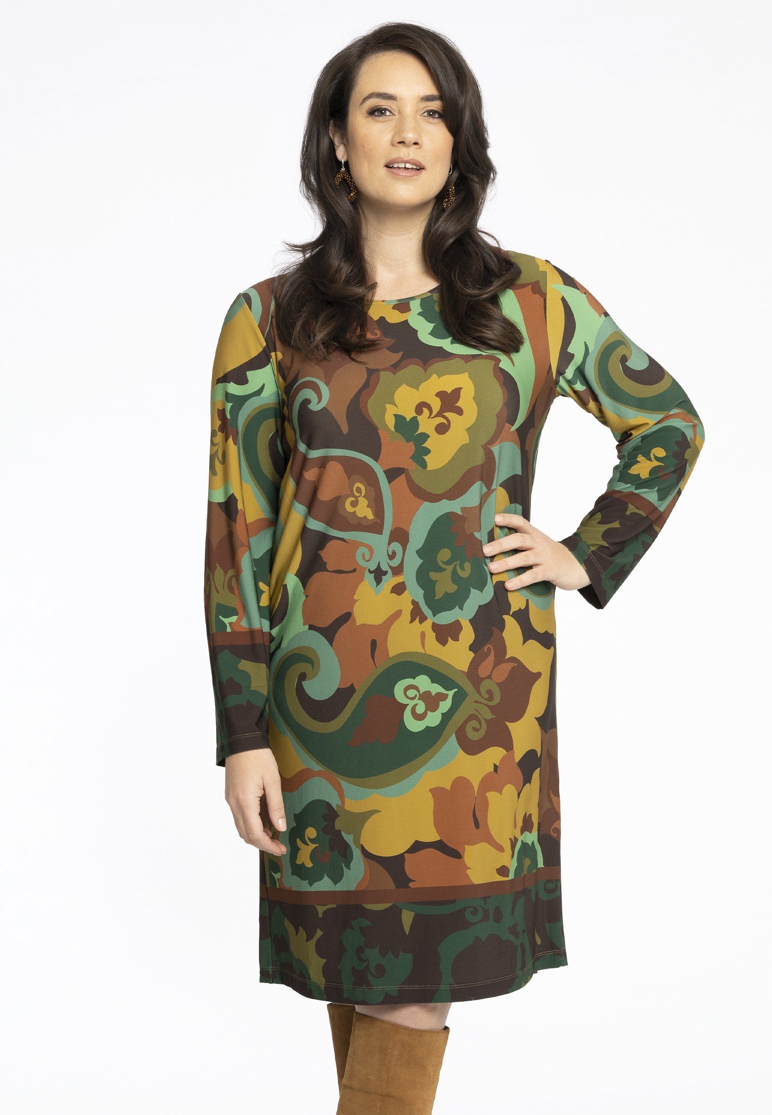 A-Linien-Kleid Damen Kleid Große Größen