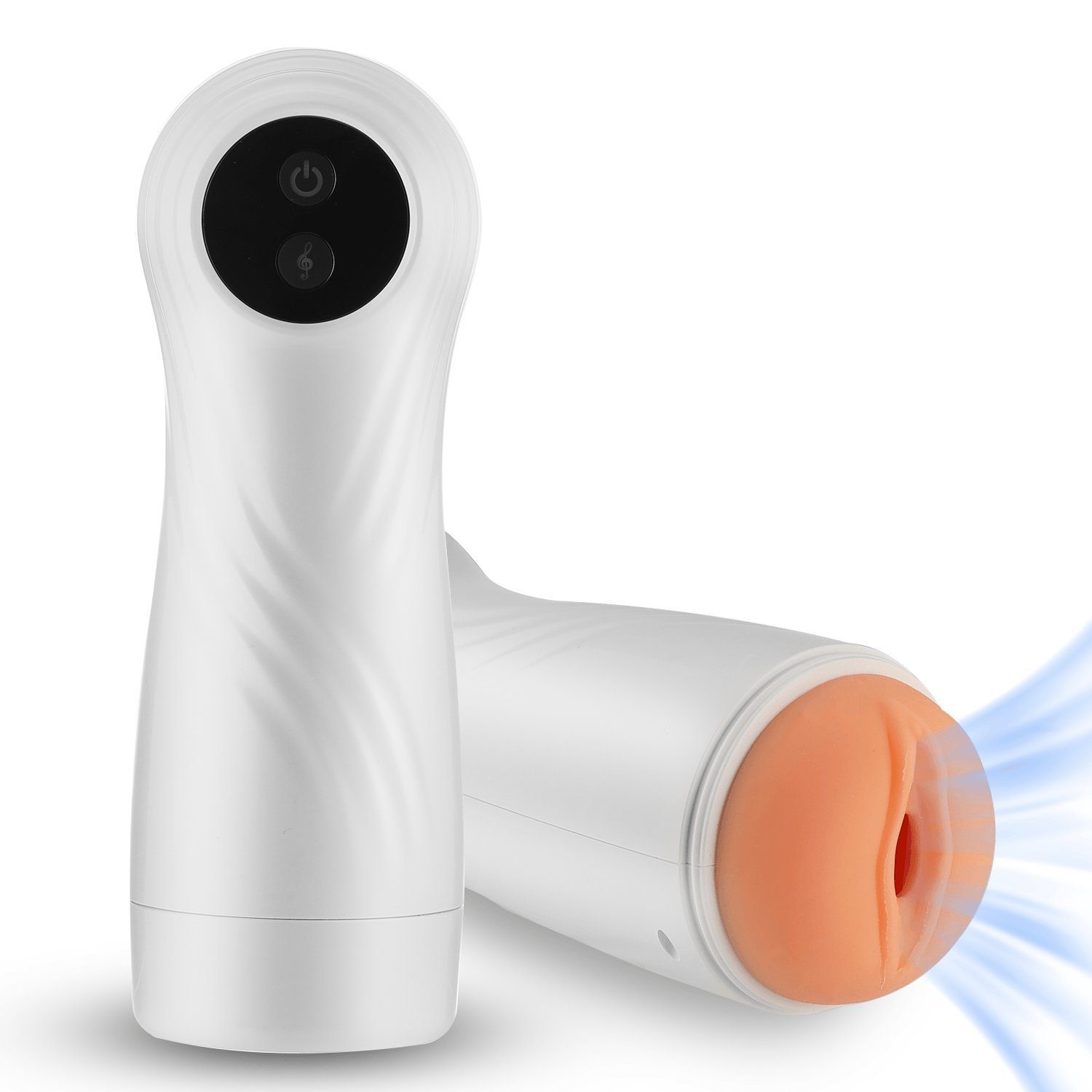 LOVONLIVE Masturbator 10 Vibrationsmodi Penis Taschenmuschi, Realistischer 3D-Kanal, USB wiederaufladbar für Männer