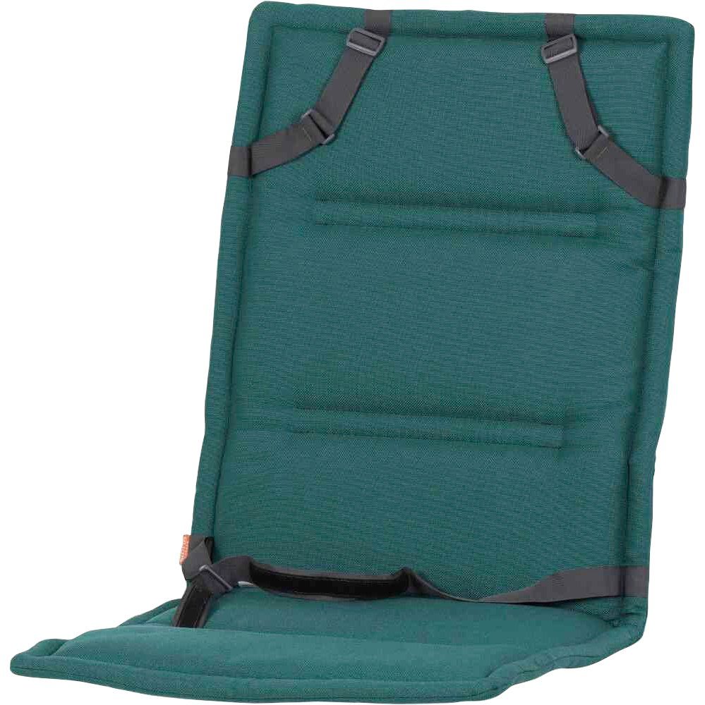 Siena Garden Sesselauflage 48x110 cm Haltebänder, flexible BxT: smaragd Musica